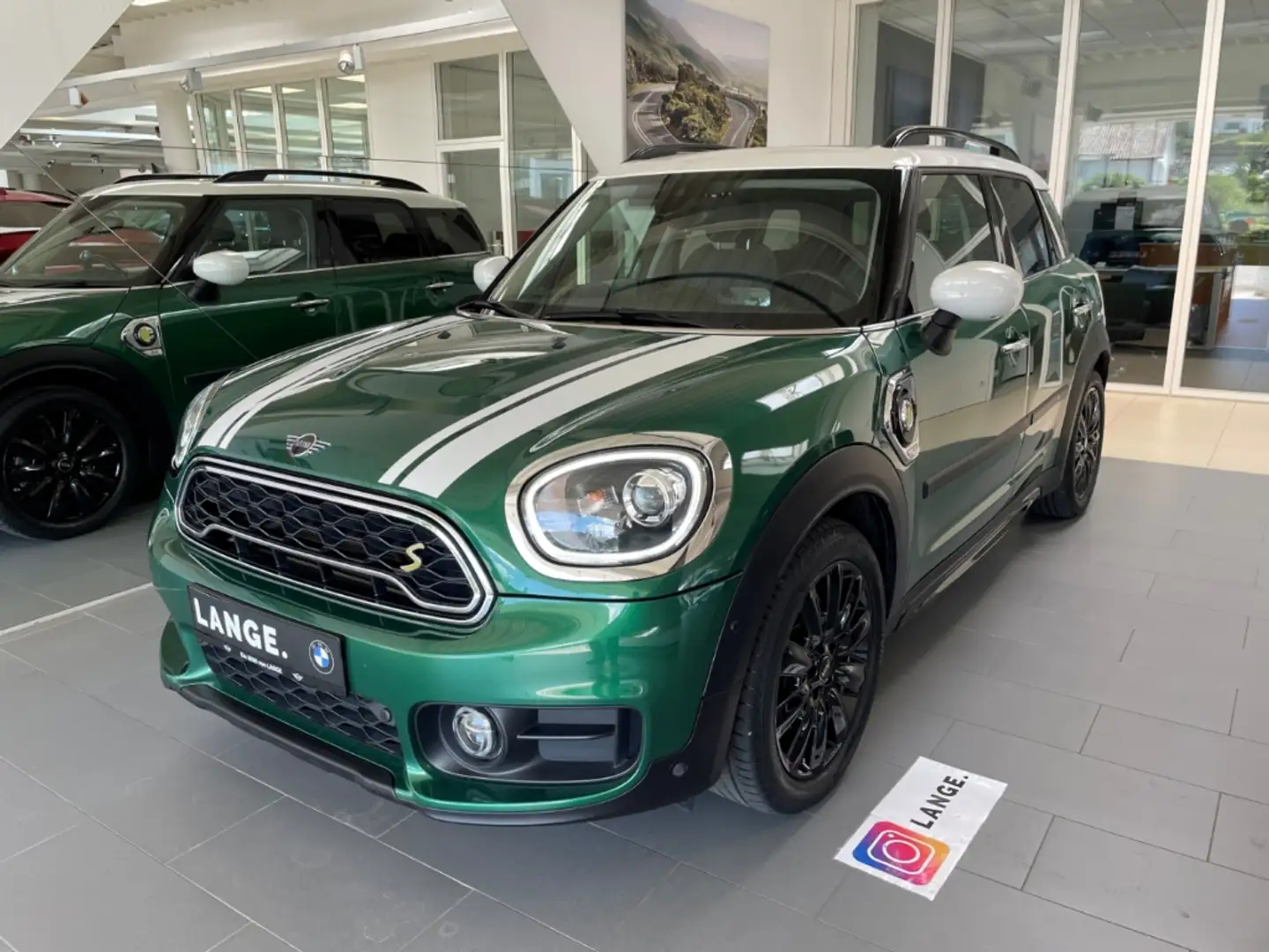 MINI Cooper SE Countryman Chili ACC Head-Up Pano RFK Hifi Grün - 1