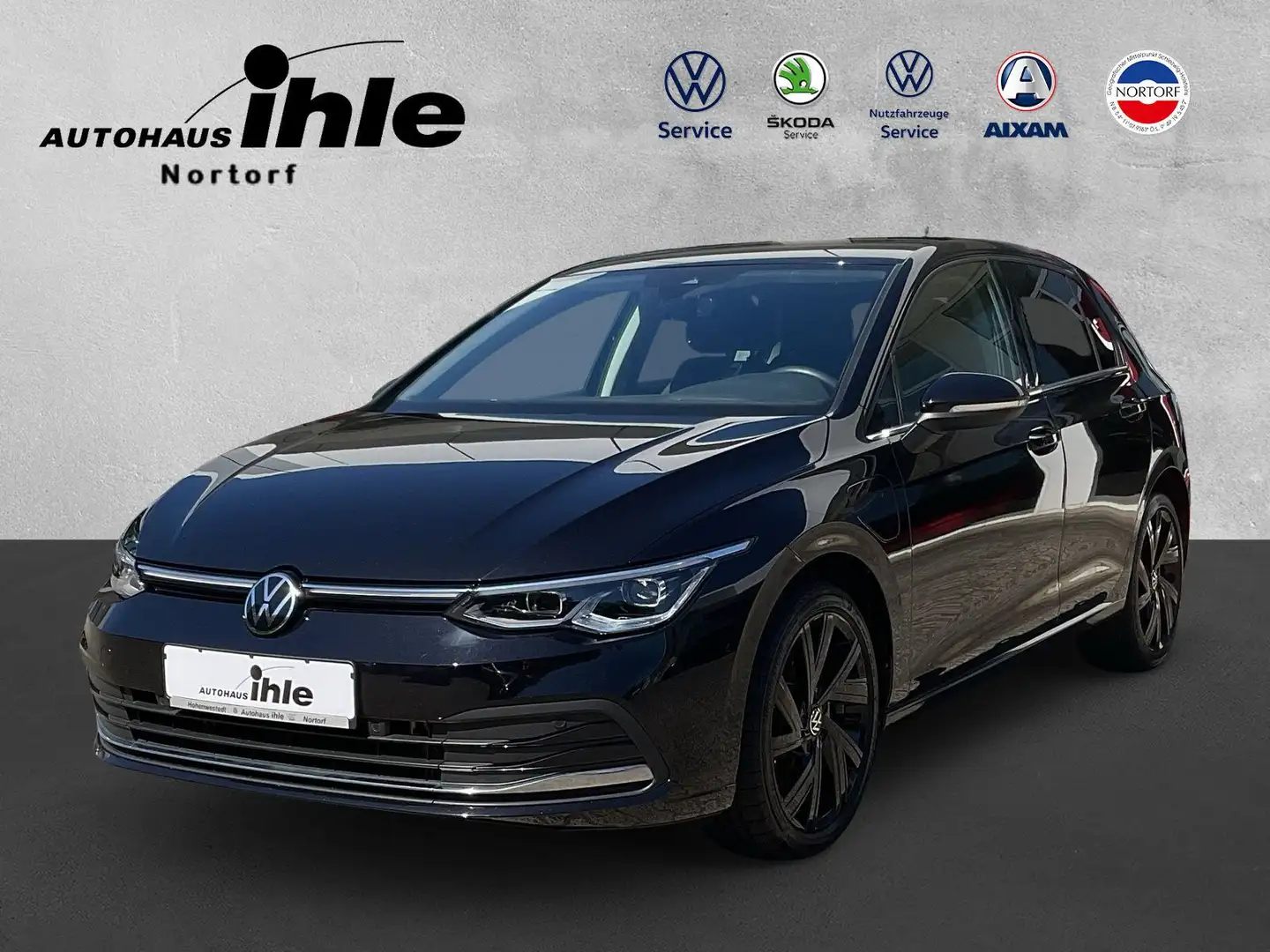 Volkswagen Golf VIII Style 1.4 eHybrid DSG RFK Navi ACC Sit Noir - 1