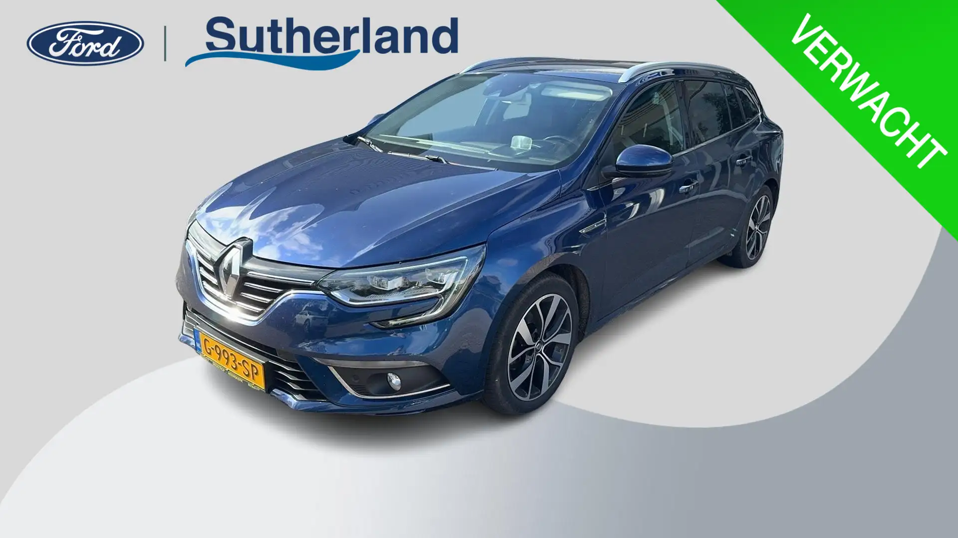 Renault Megane Estate 1.3 TCe Bose 140pk Adaptieve Cruise | Leder Blauw - 1