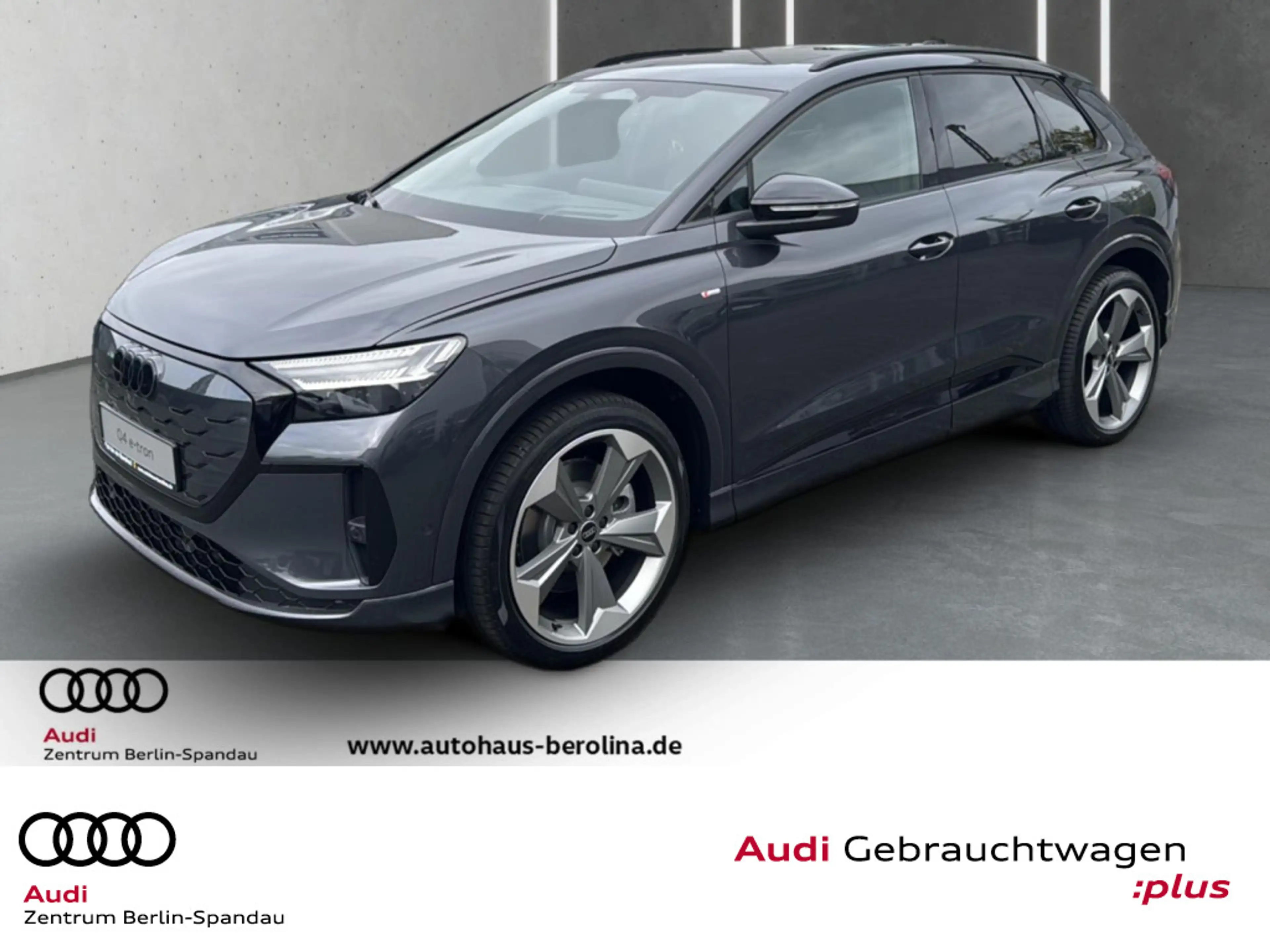 Audi Q4 e-tron qu. S line *PANO*MATRIX*AR-HuD*WärmeP*