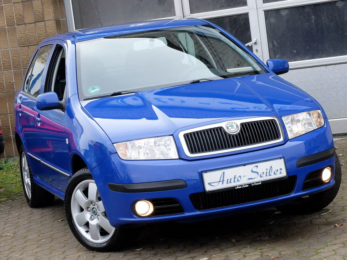 Skoda Fabia 2.0 !!! - 1.Hand - orig. 36 Tkm - Klima - Bleu - 2