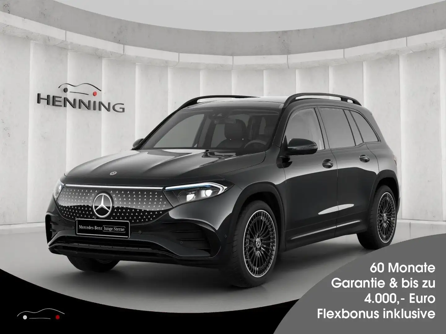 Mercedes-Benz EQB 300 AMG 4M Panorama 360° Distronic Totw. 20" Schwarz - 1