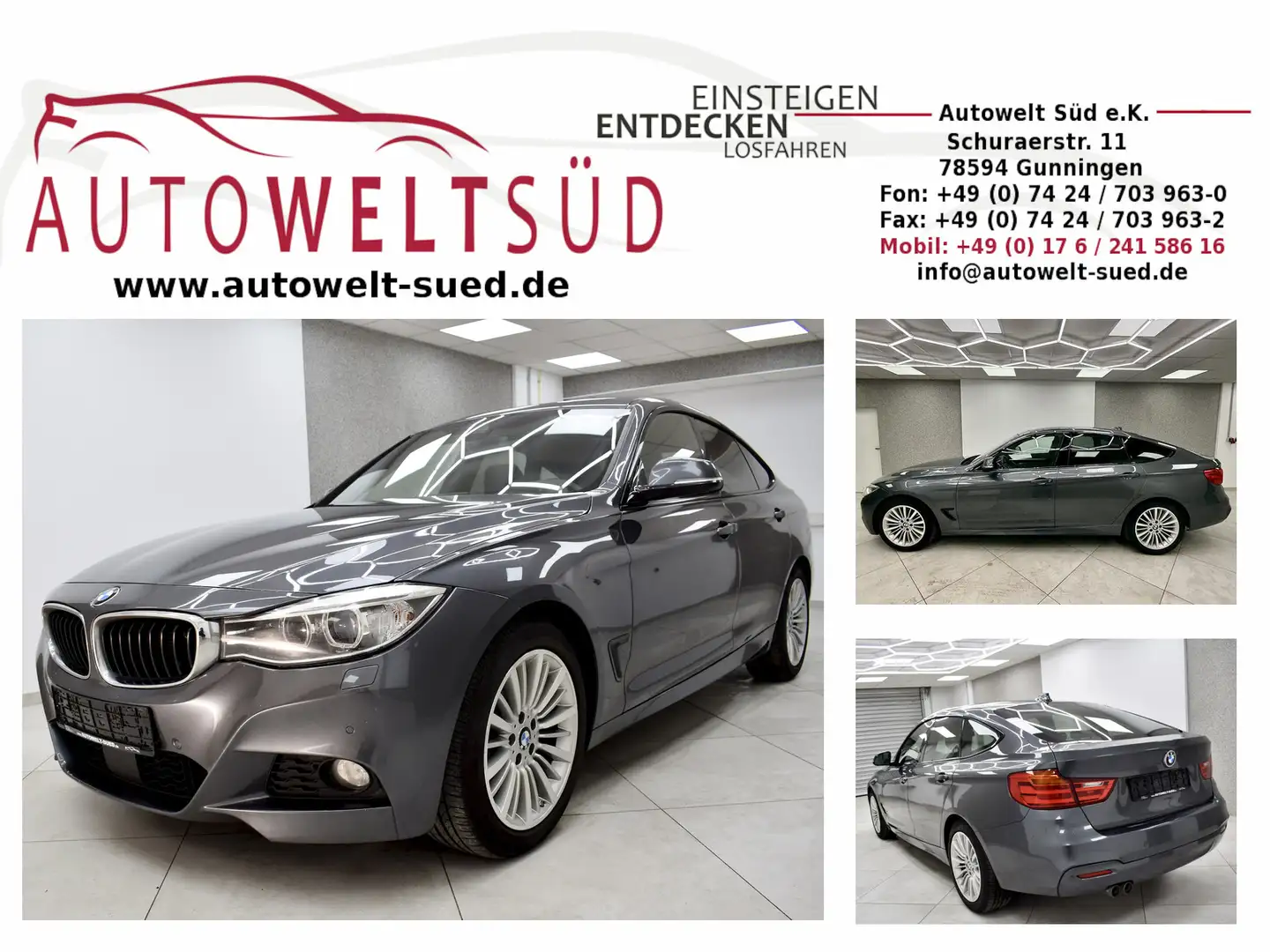 BMW 330 xDrive M Sportpaket Pano H&K HUD NaviProf Gris - 1