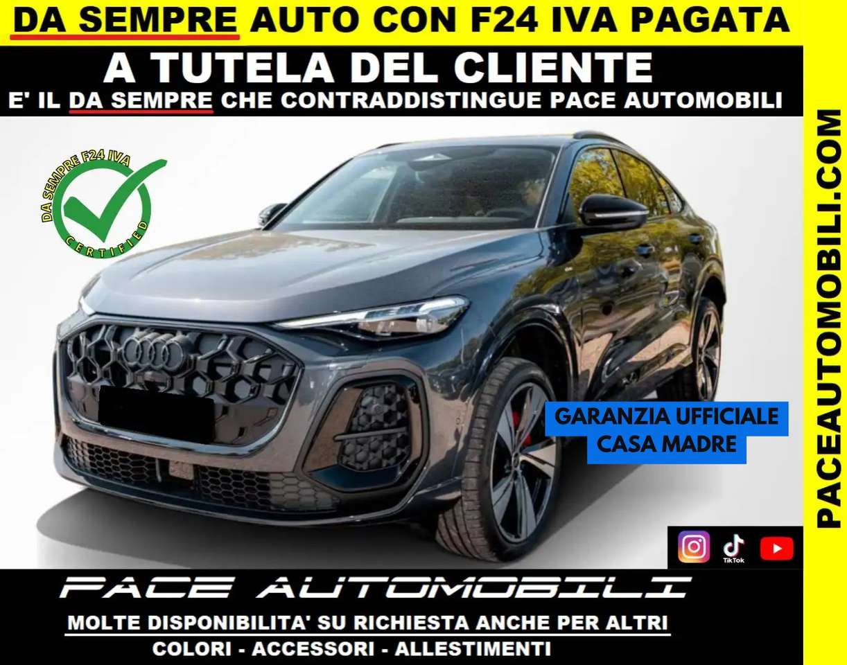 Audi Q5 40D Q4 SPORTBACK SPB S-LINE SLINE 21" PELLE ACC