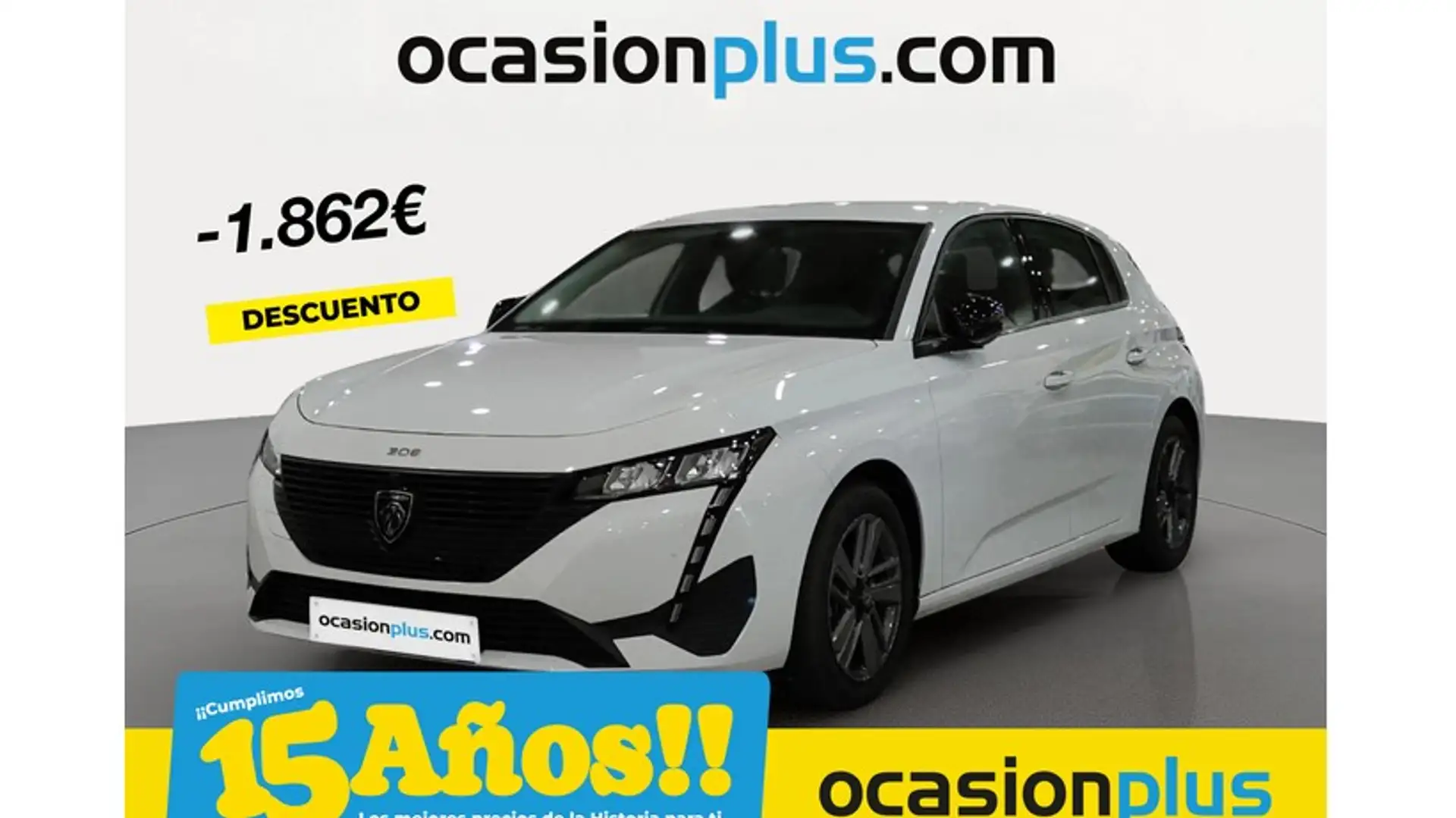 Peugeot 308 1.2 PureTech S&S Active Pack EAT8 130 Blanco - 1