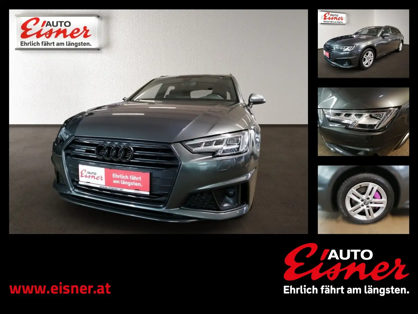 Audi A4 AVANT 45 TDI Standheizung, Masagesitze, Allrad Grau - 1