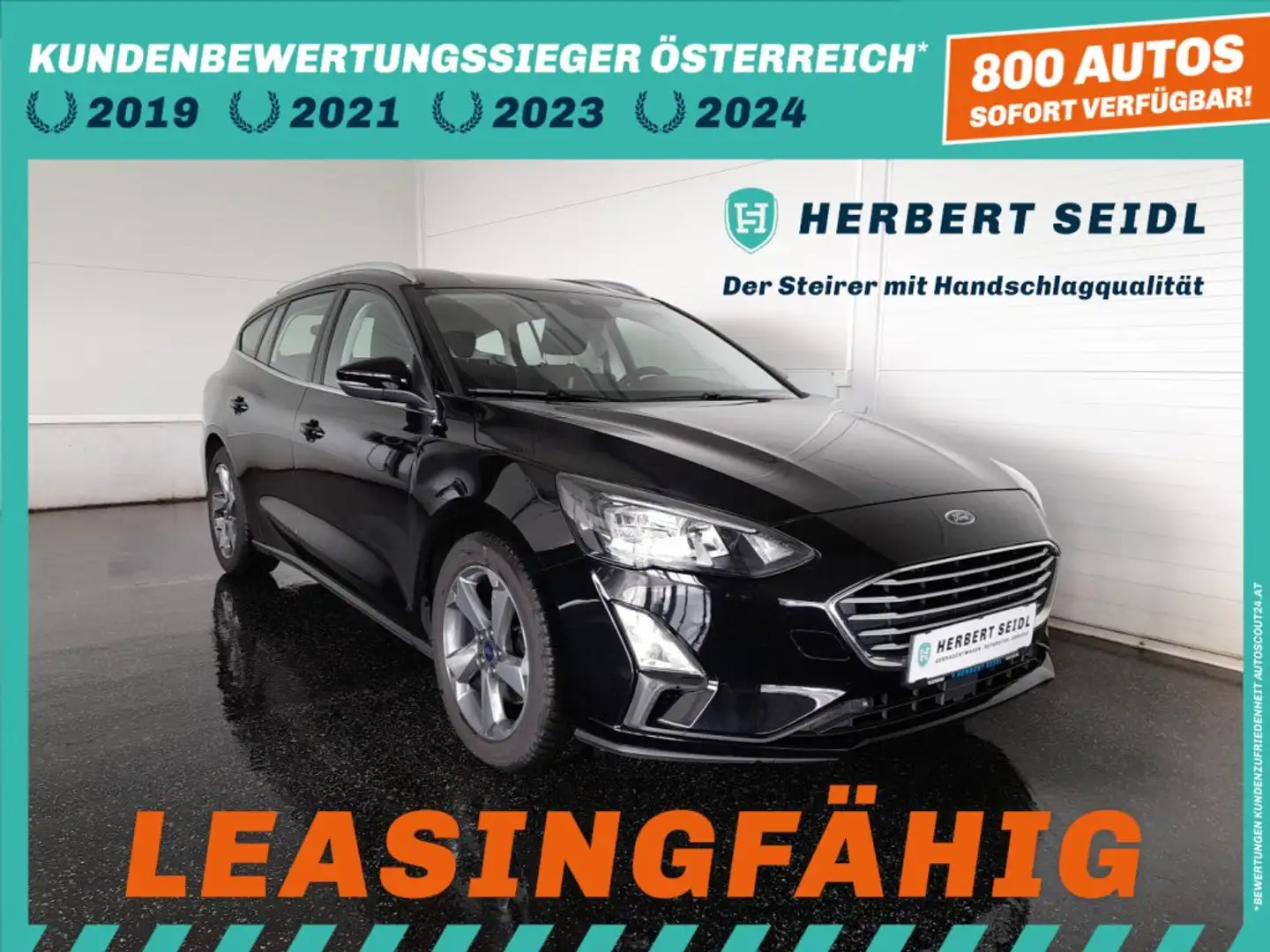 Ford Focus Turnier Cool & Connect 1,5 EcoBlue *LED / NAVI / TEMPOMAT / VERKEHRSZEICHEN & SPURHALTEASSIST / PDC* Schwarz - 1