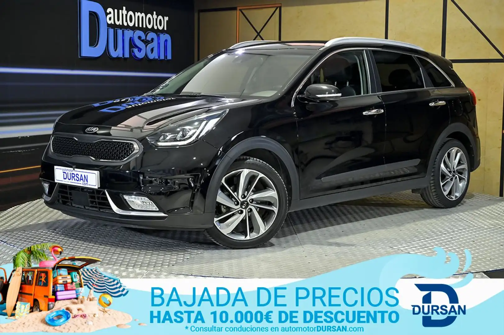 Kia Niro 1.6 GDi Hibrido 104kW 141CV Emotion Schwarz - 1