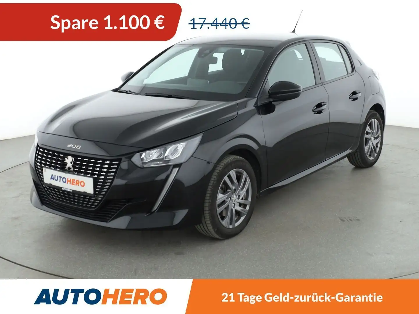 Peugeot 208 1.5 Blue-HDi Active Pack*NAVI*TEMPO*PDC*KLIMA* Schwarz - 1