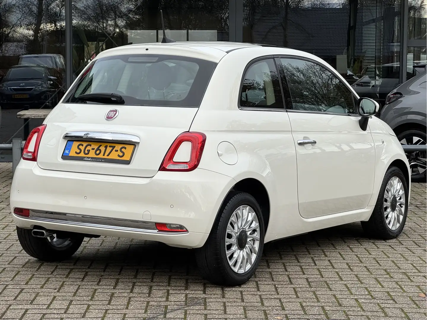 Fiat 500 0.9 TwinAir Turbo Lounge Pano/Clima/Navi/LM-Velgen Blanco - 2