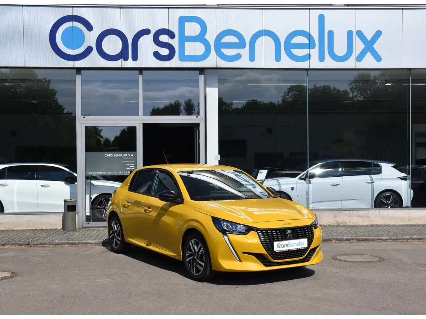 Peugeot 208 1.2 PureTech Allure EAT8 REGUL GPS LANE CAM 1° MAI Jaune - 1