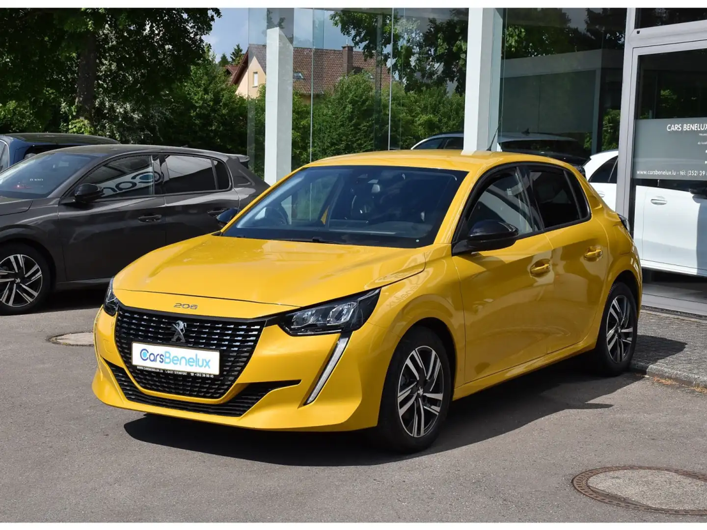 Peugeot 208 1.2 PureTech Allure EAT8 REGUL GPS LANE CAM 1° MAI Jaune - 2
