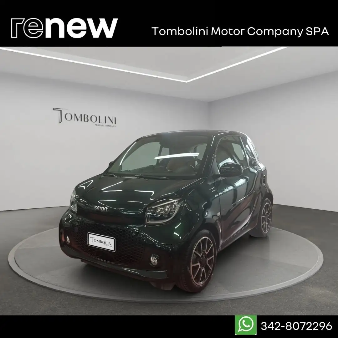 smart forTwo Fortwo eq Pure 4,6kW British Green Verde - 1