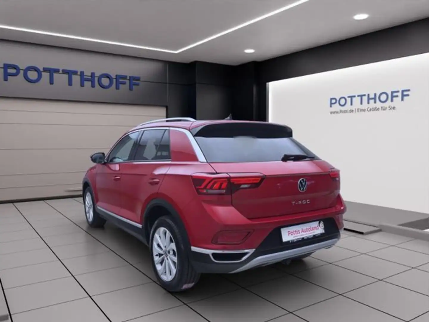Volkswagen T-Roc 1.0 TSI STYLE NAVI AHK PDC ACC LM17 Rot - 2