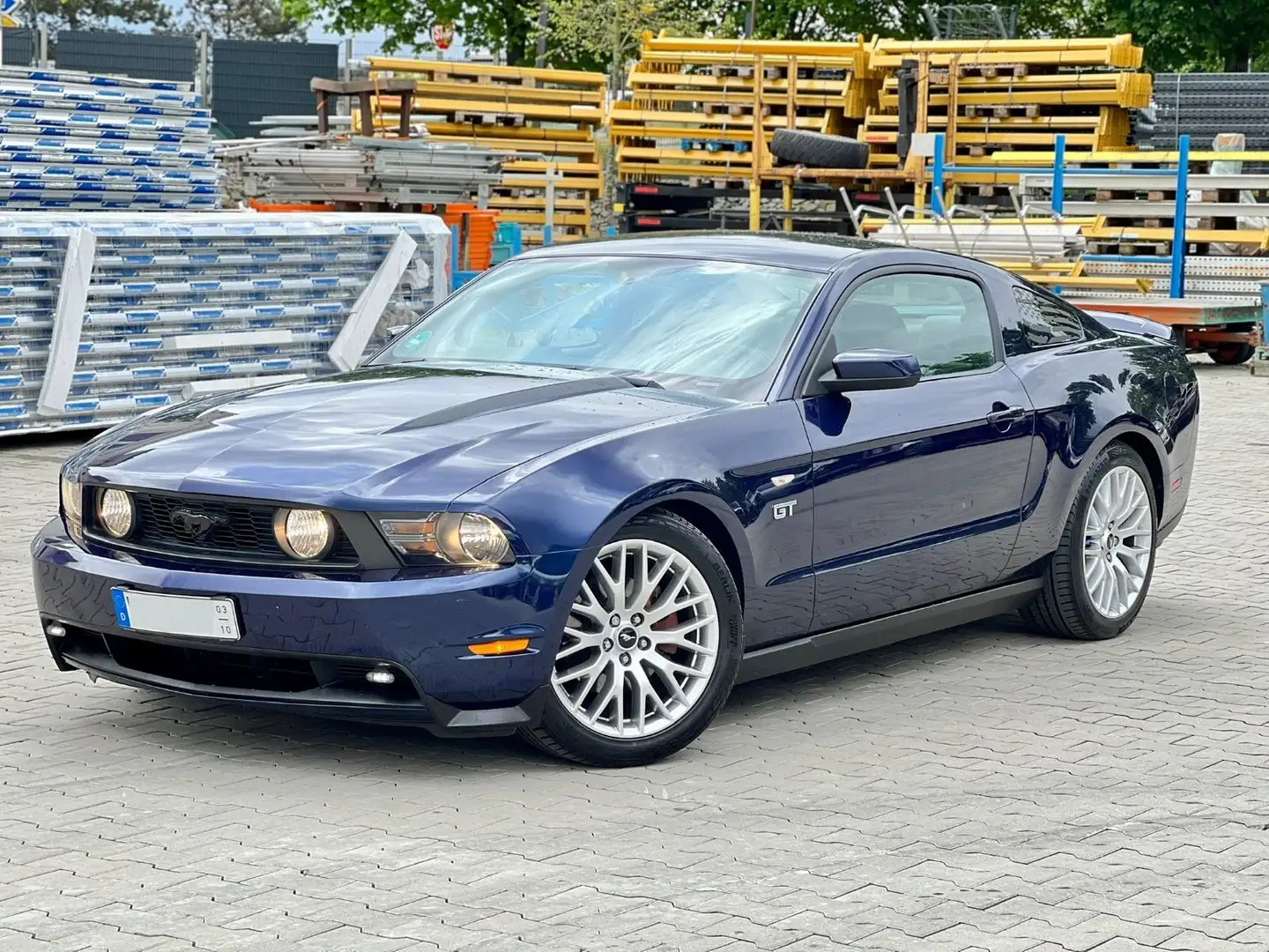 Ford Mustang GT 4,6 V8 mit Historie SVT Tausch Mö. Синій - 1