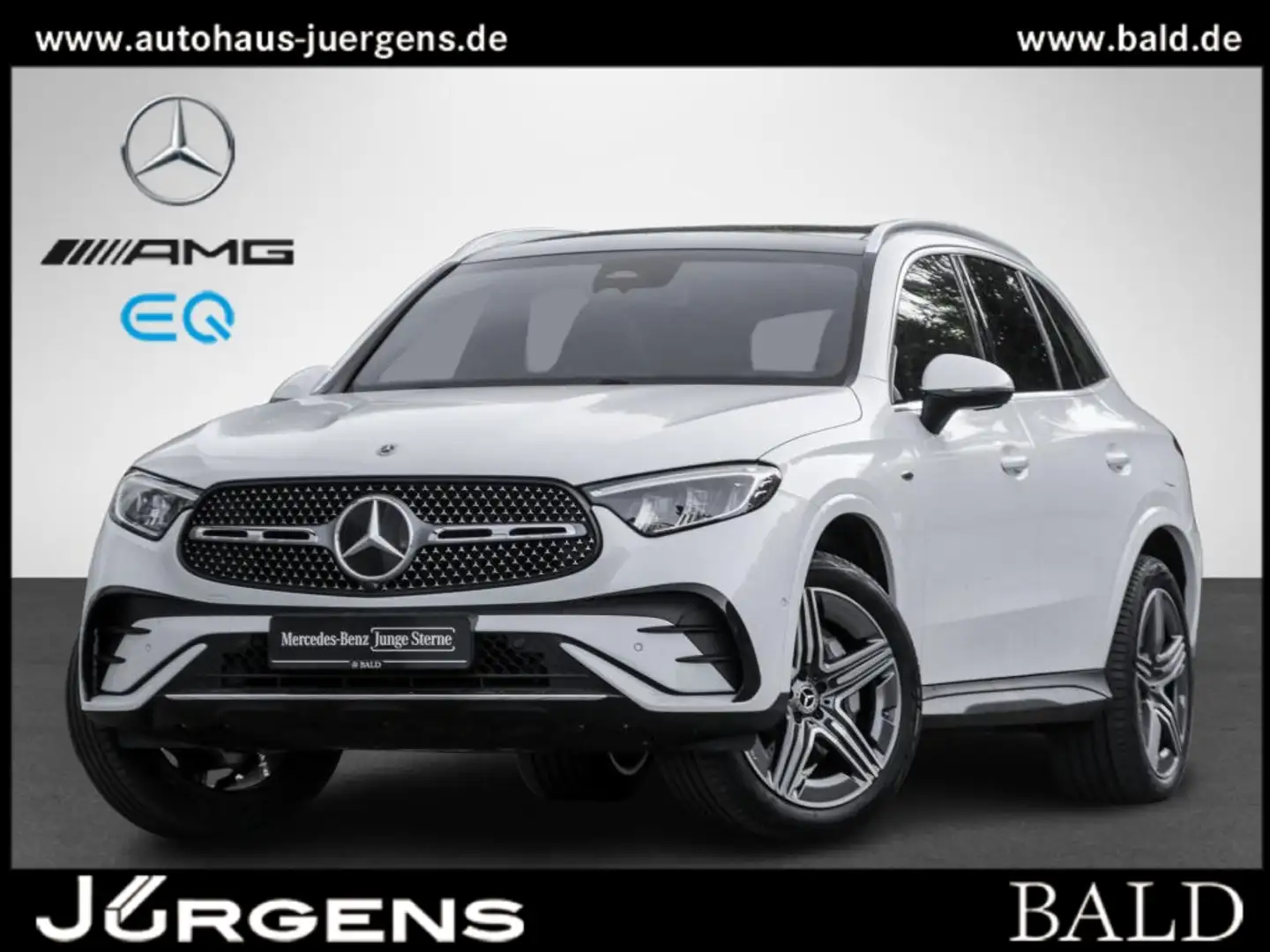Mercedes-Benz GLC 300 e 4M AMG-Sport/Pano/AHK/Distr/Memo/Totw Weiß - 1