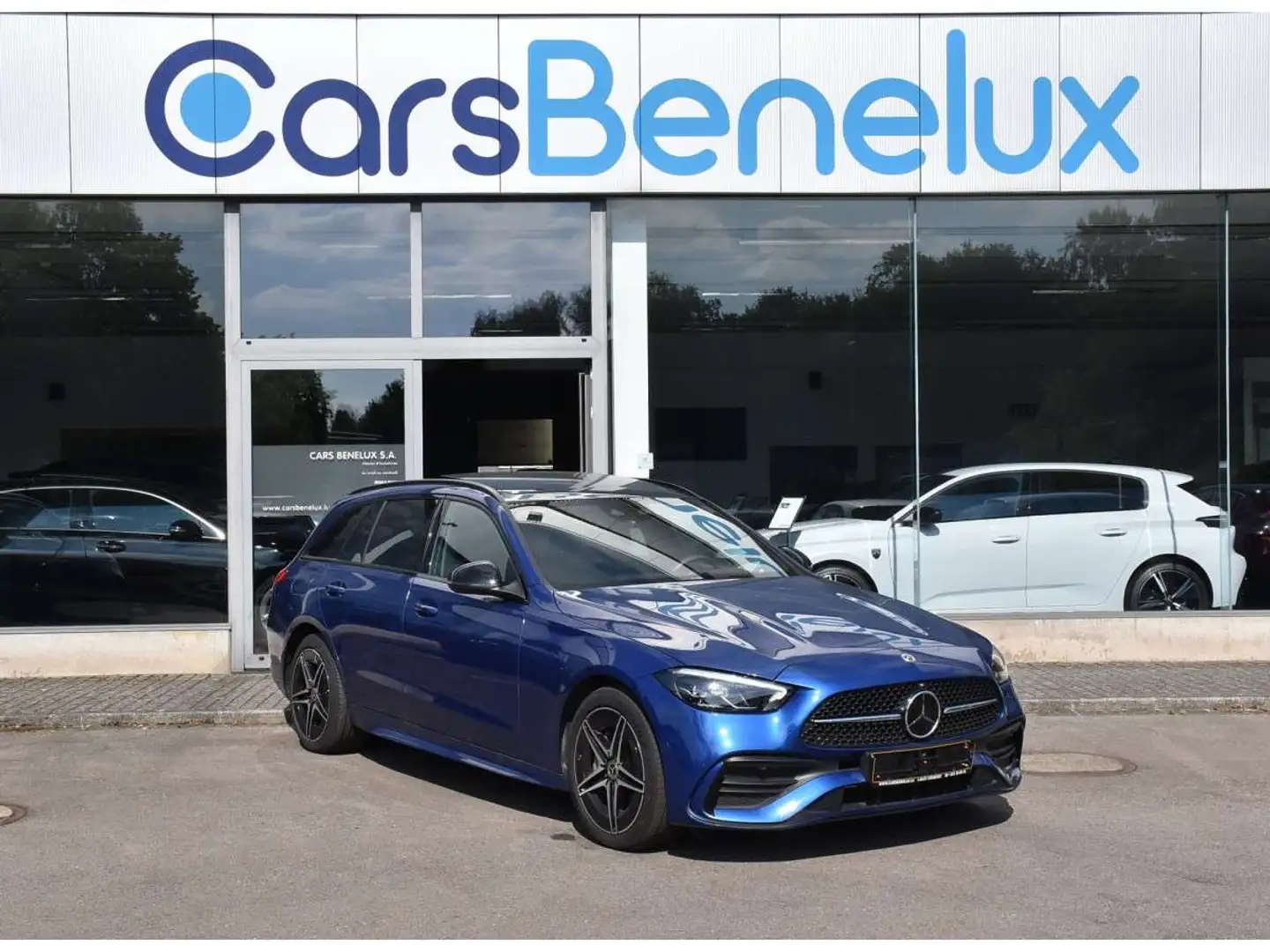 Mercedes-Benz C 300 de Break AMG Line 9G-Tronic TO DISTRONIC LANE SIDE Bleu - 1