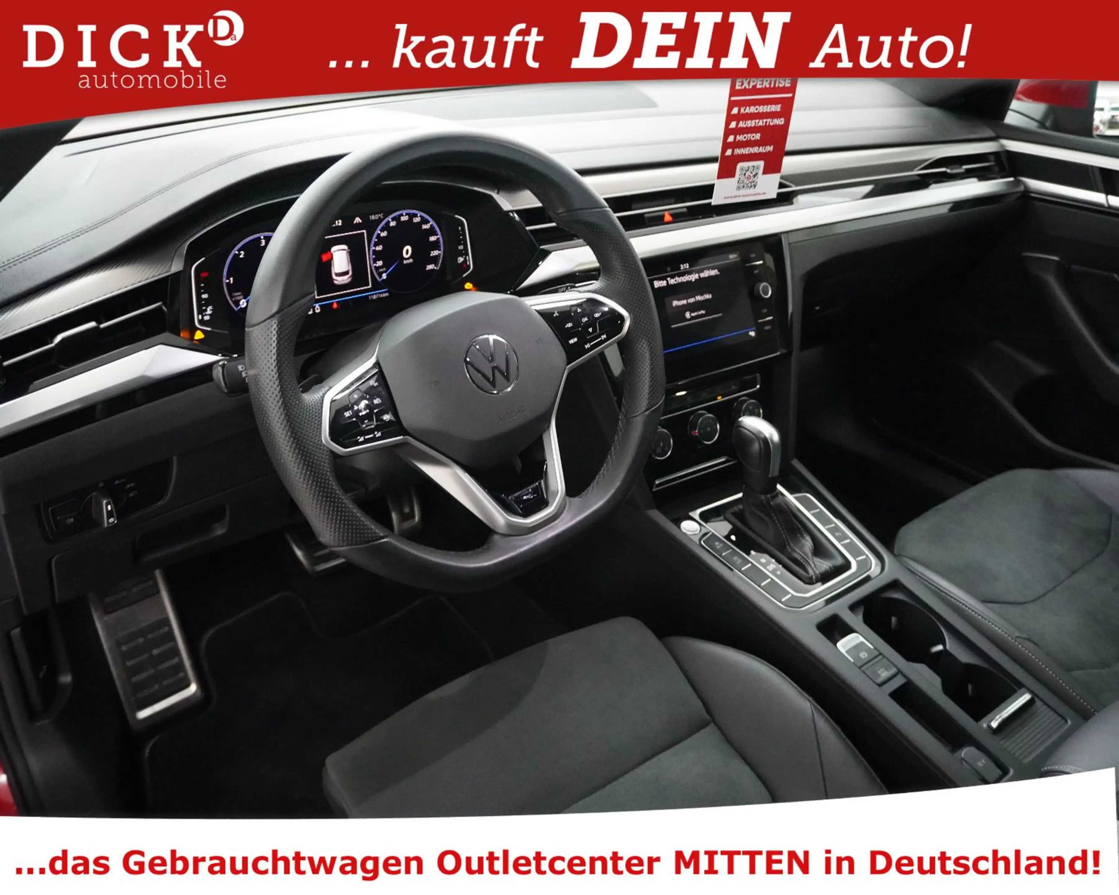 Volkswagen Arteon SB 2.0d 2X R-Line Sport VIRTU+ACC+LED+19" — photo 10