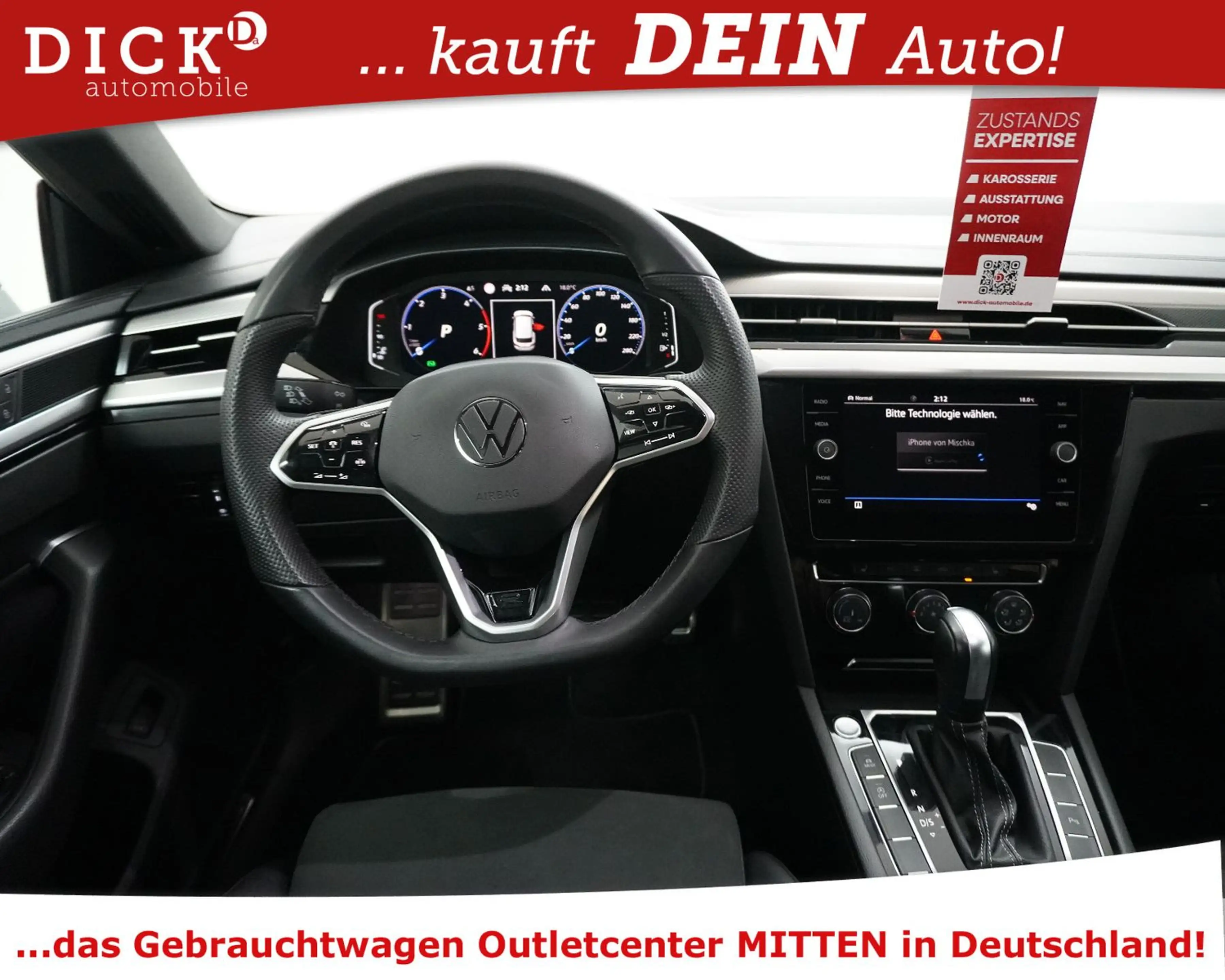 Volkswagen Arteon SB 2.0d 2X R-Line Sport VIRTU+ACC+LED+19" — photo 15