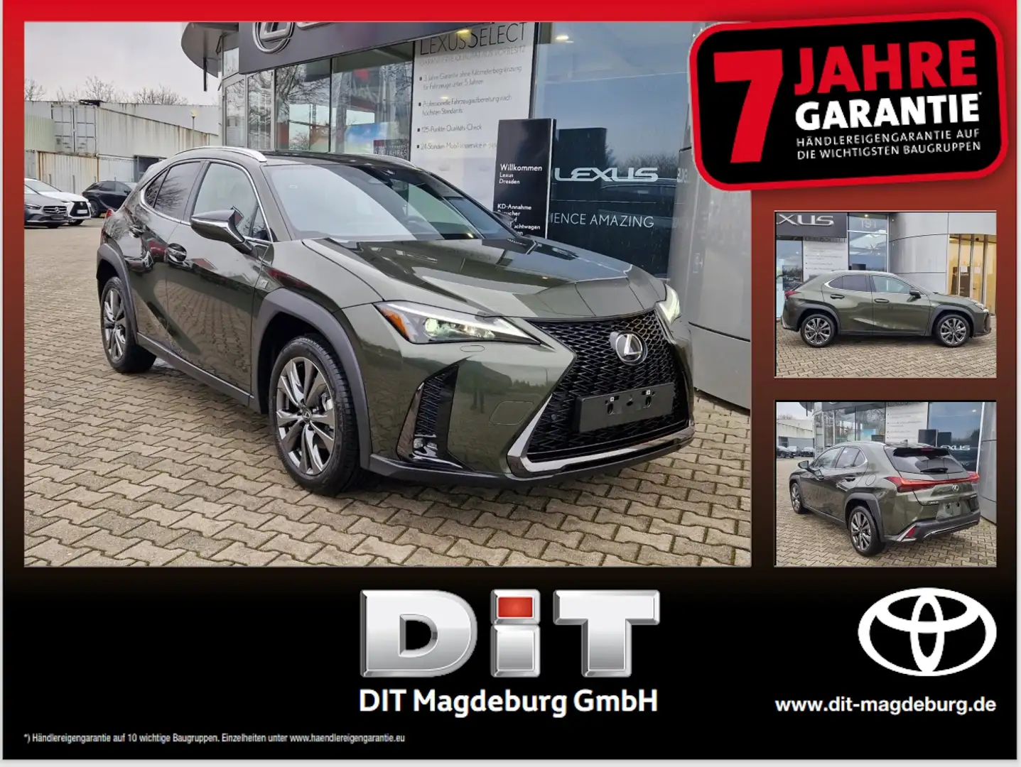 Lexus UX 300e UX 300h F Sport Design ACC FLA SpurH LED Verde - 1