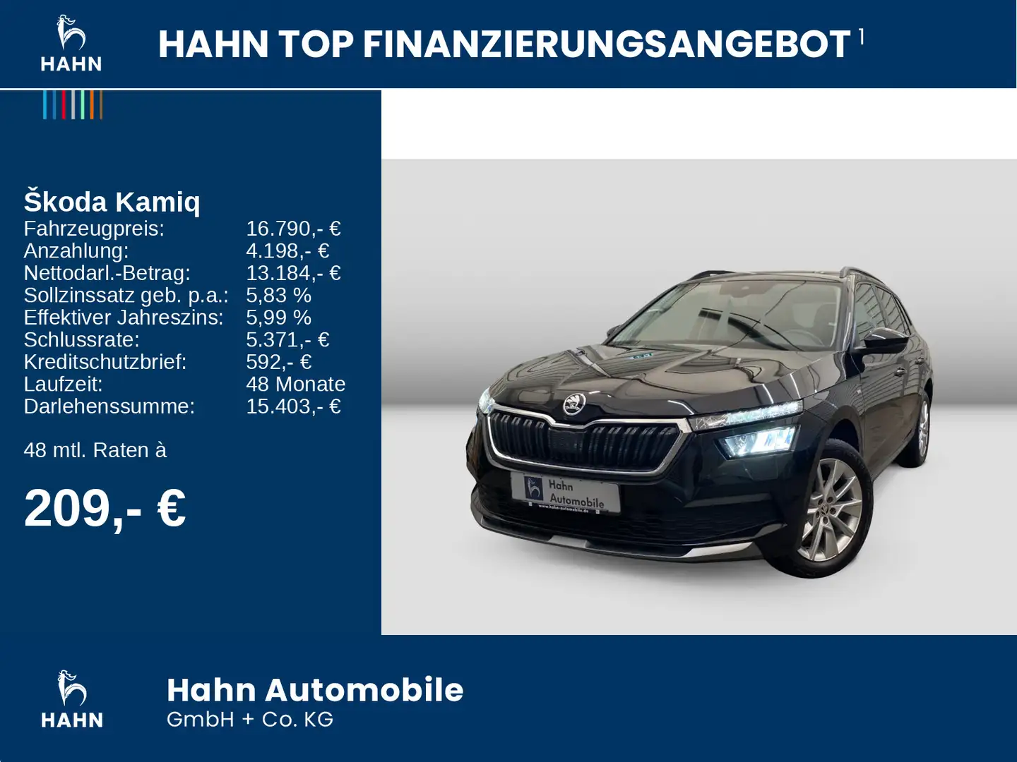 Skoda Kamiq 1.0 TSI Tour LED Bluetooth App-Connect PDC Noir - 2