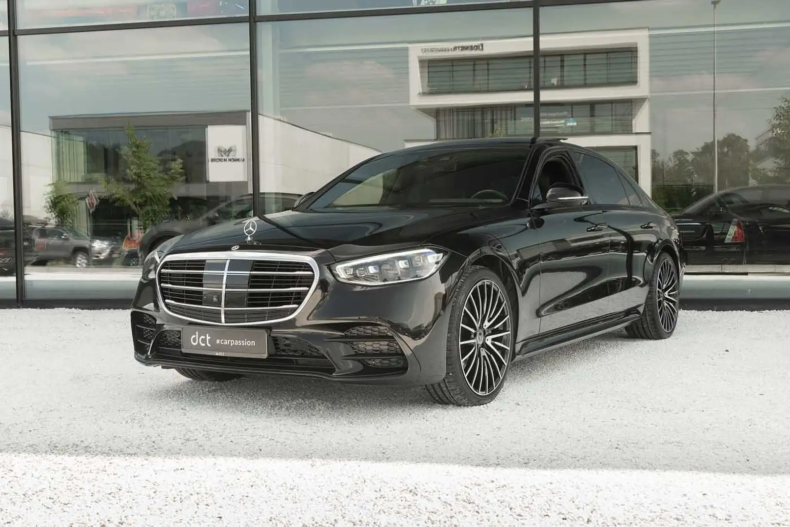 Mercedes-Benz S 580 AMG Lang Entertain 21'Alu HUD Massage RearAxle Zwart - 1