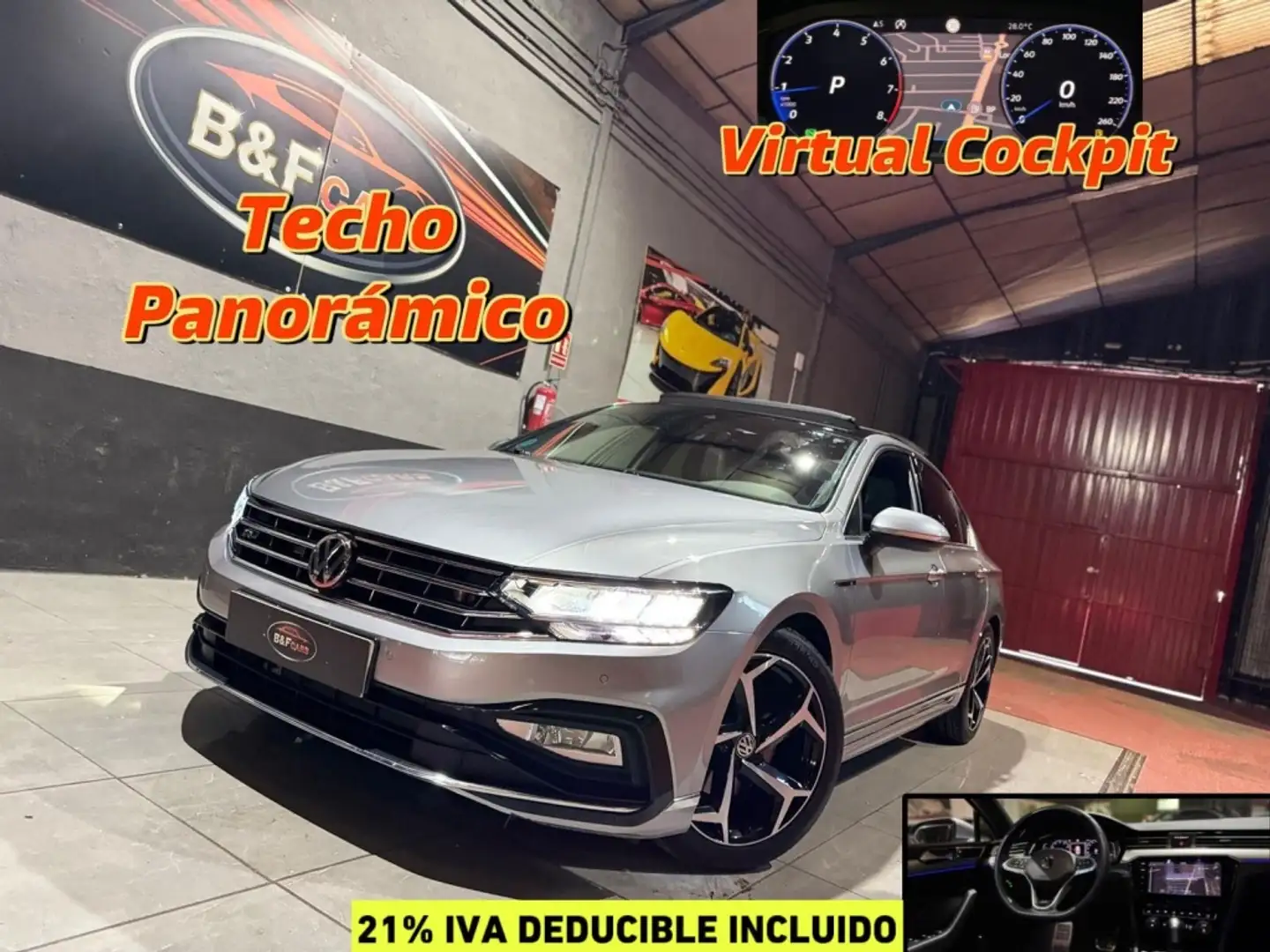 Volkswagen Passat 2.0 TSI R-Line DSG7 Plateado - 1