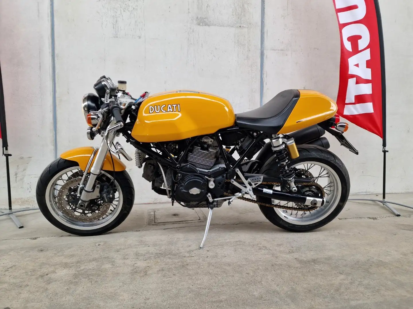 Ducati 1000 Sport SPORT CLASSIC 1000 MONOPOSTO Jaune - 1