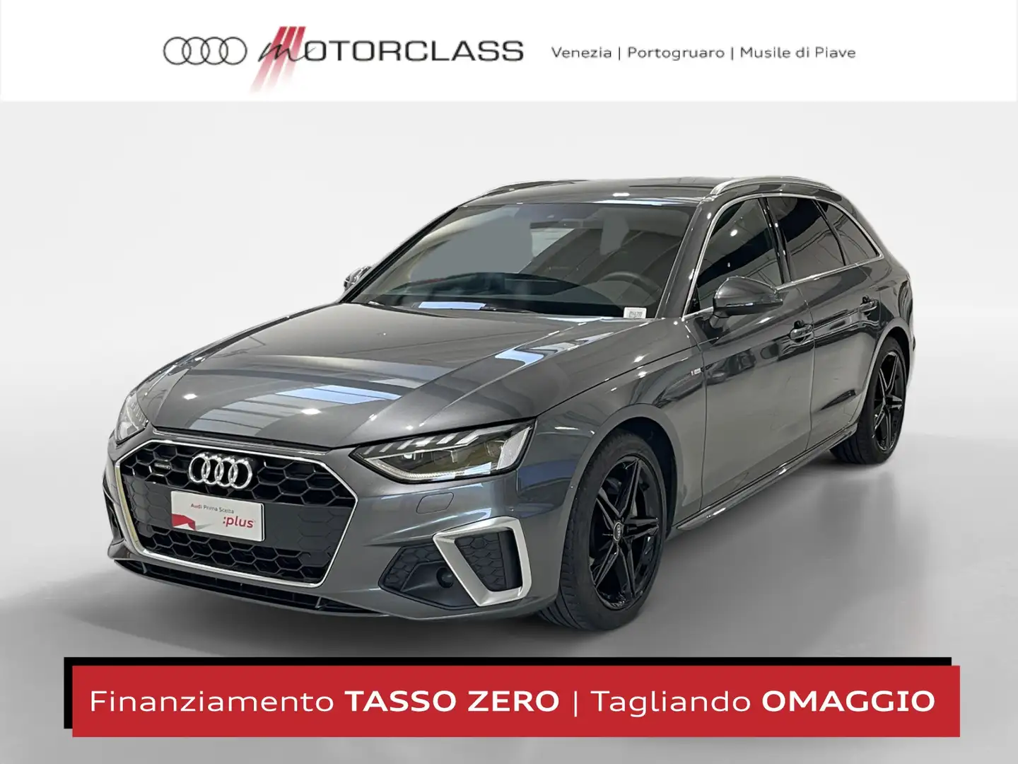 Audi A4 avant 40 2.0 tdi mhev 204cv s line edition quattro Gris - 1