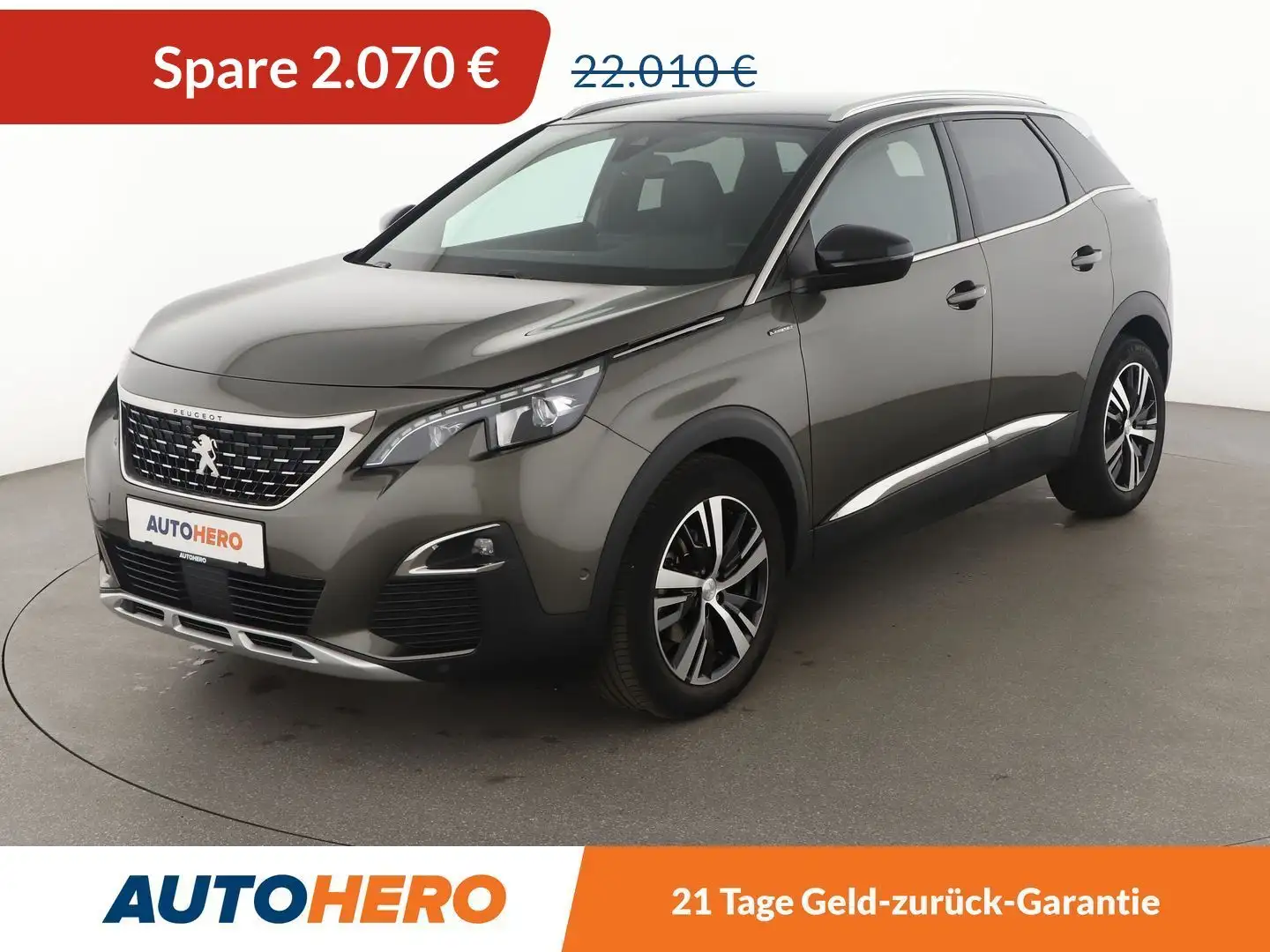 Peugeot 3008 1.6 PureTech Allure Aut*NAVI*LED*TEMPO*CAM*PDC*SHZ Grau - 1