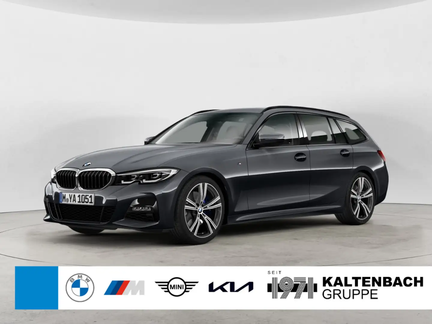 BMW 330 i Touring M-Sport LED NAVI H/K SHZ PDC Grau - 1