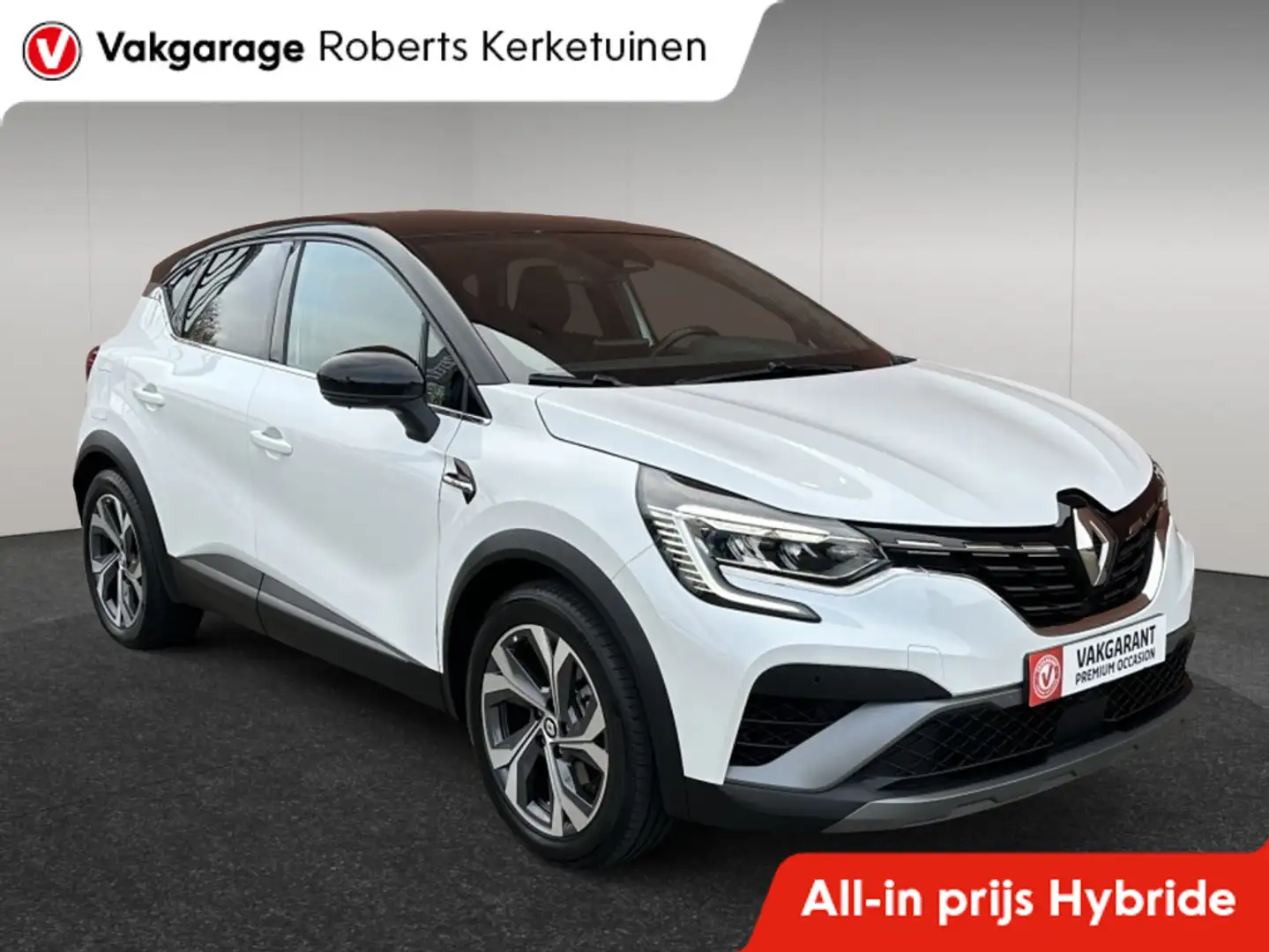 Renault Captur 1.6 E-Tech Hybride 145 RS Line Automaat Half leder Wit - 1