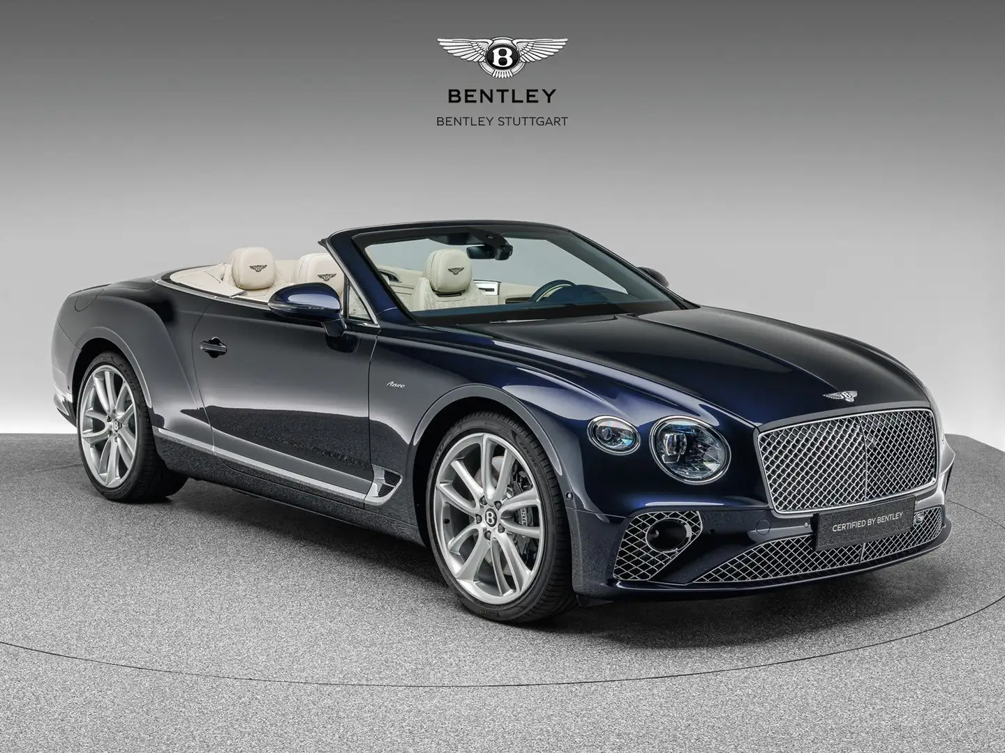 Bentley Continental GTC Azure V8 Blau - 1