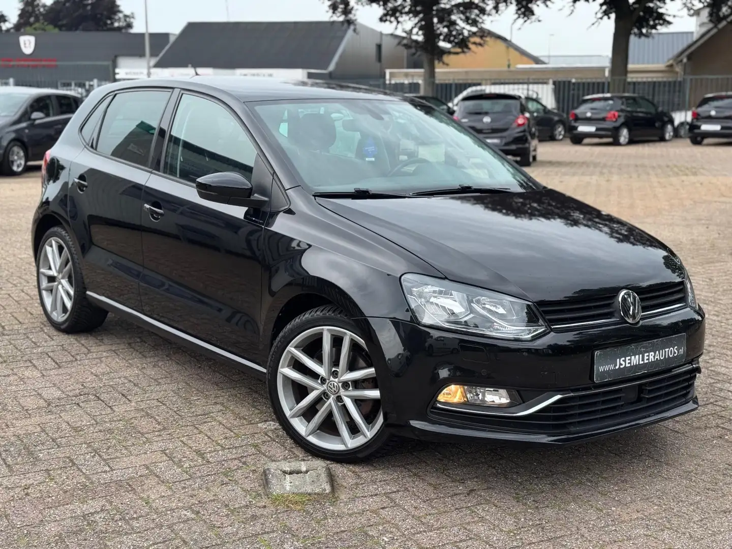 Volkswagen Polo 1.0 TSI Highline AUTOMAAT NAVIGATIE MF-STUUR ACC-C Schwarz - 2