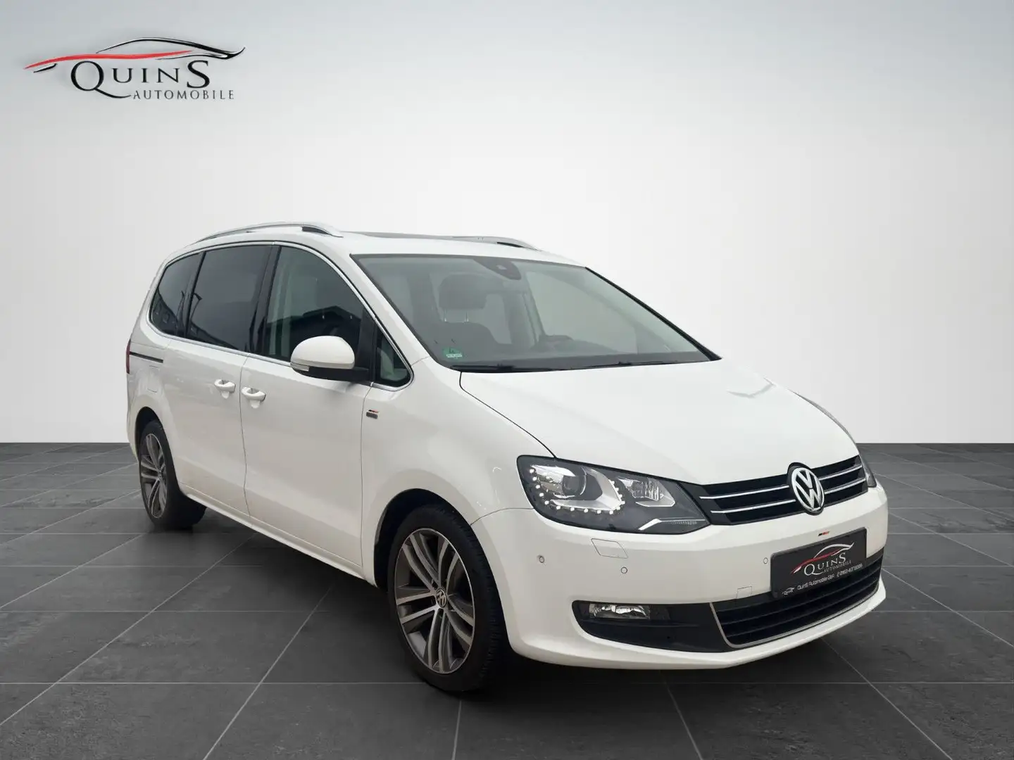 Volkswagen Sharan Life BMT Paborama-Kamara-Navi 7 SITZER Weiß - 1