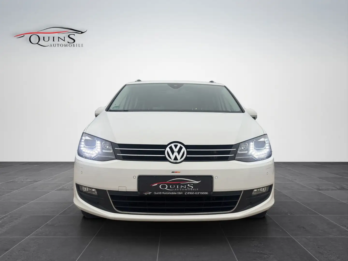 Volkswagen Sharan Life BMT Paborama-Kamara-Navi 7 SITZER Weiß - 2