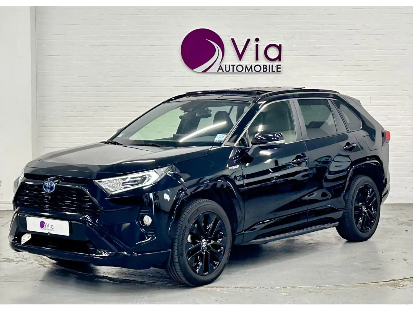 Toyota RAV 4 2WD 218ch BLACK EDITION / SUIVI TOYOTA / TOIT OUVRANT Nero - 1