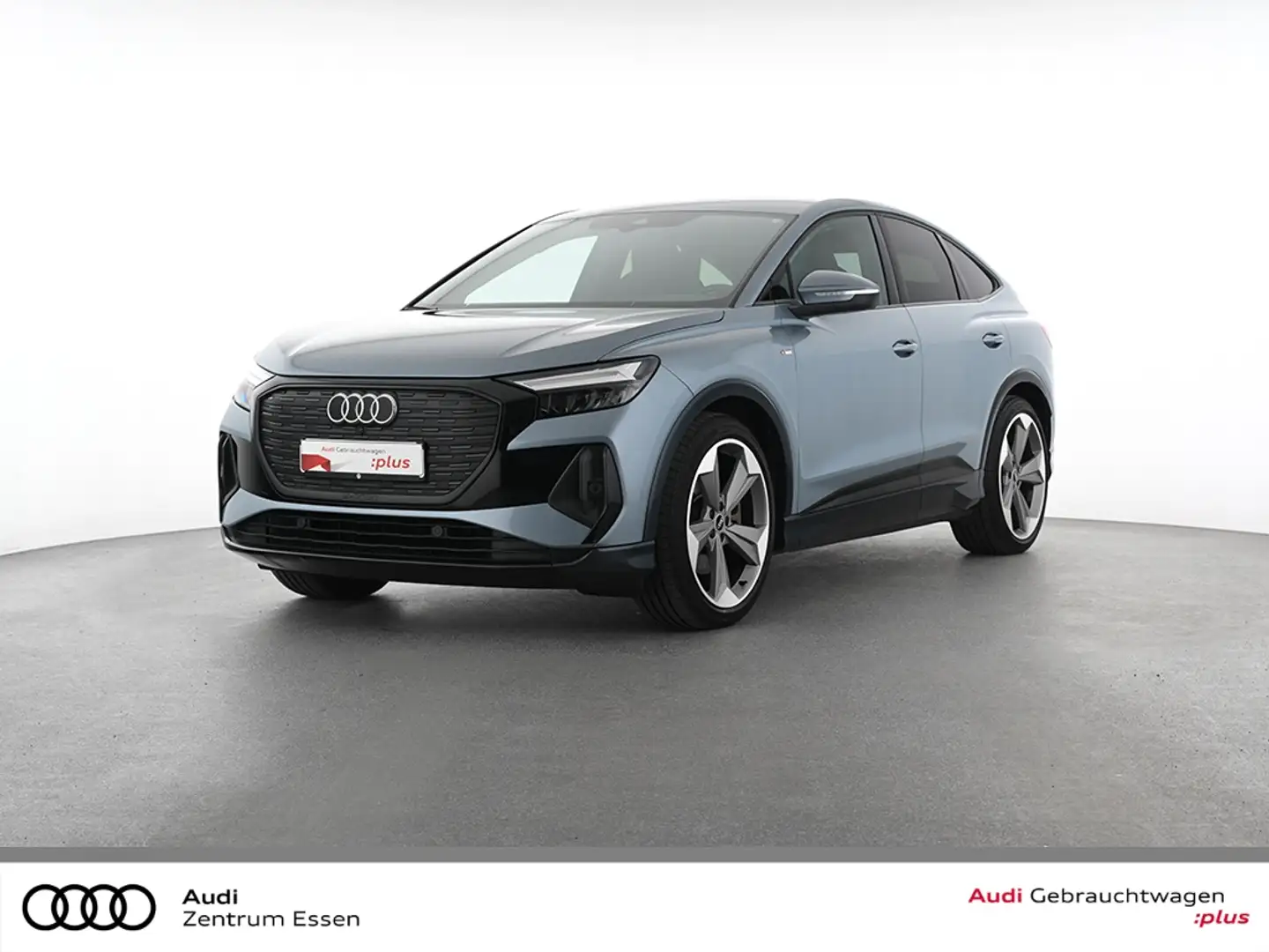 Audi Q4 e-tron Sportback 50 quattro S-LINE LED AHK NAV PLUS   SHZ Blau - 1