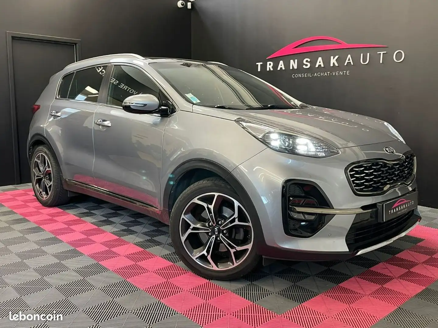 Kia Sportage 1.6 CRDi 136 ISG 4x2 DCT7 GT Line TOIT OUVRANT -SE Gris - 1