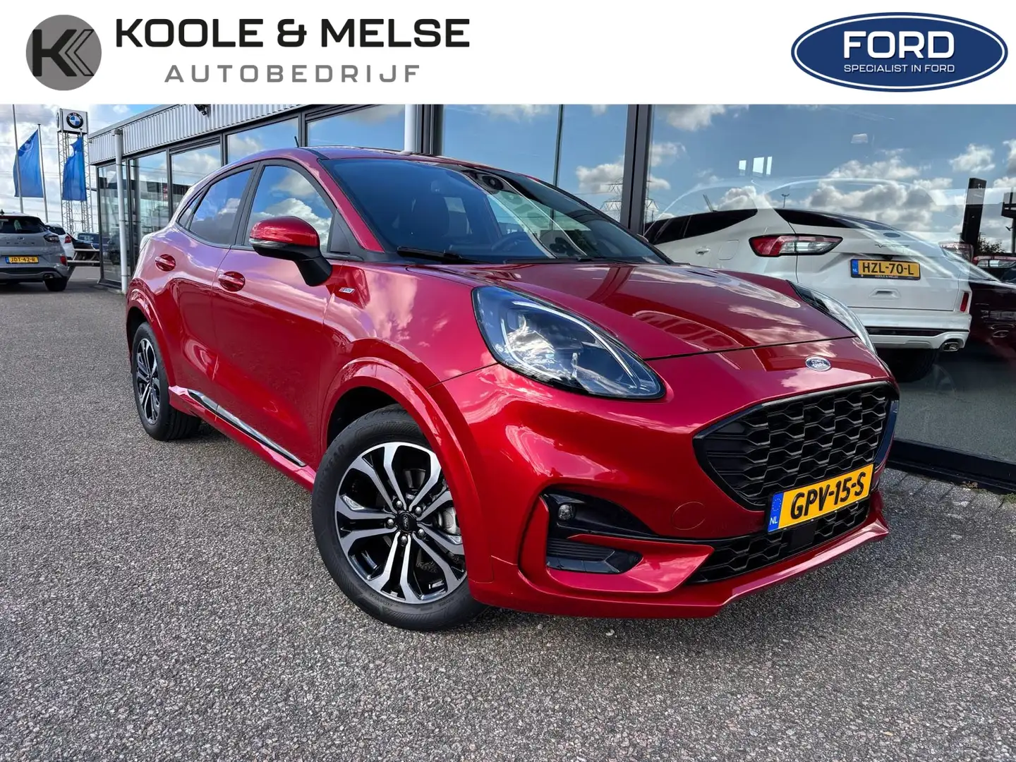 Ford Puma 1.0i Ecoboost Hybrid 125pk ST-Line, AUTOMAAT , win Rood - 1