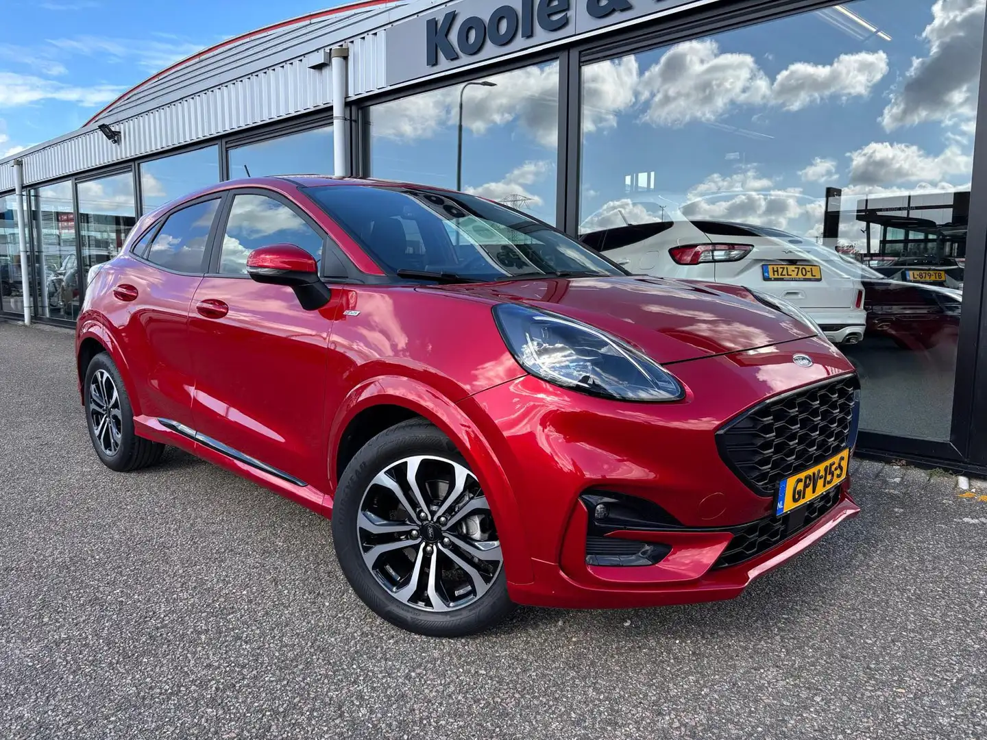 Ford Puma 1.0i Ecoboost Hybrid 125pk ST-Line, AUTOMAAT , win Rood - 2