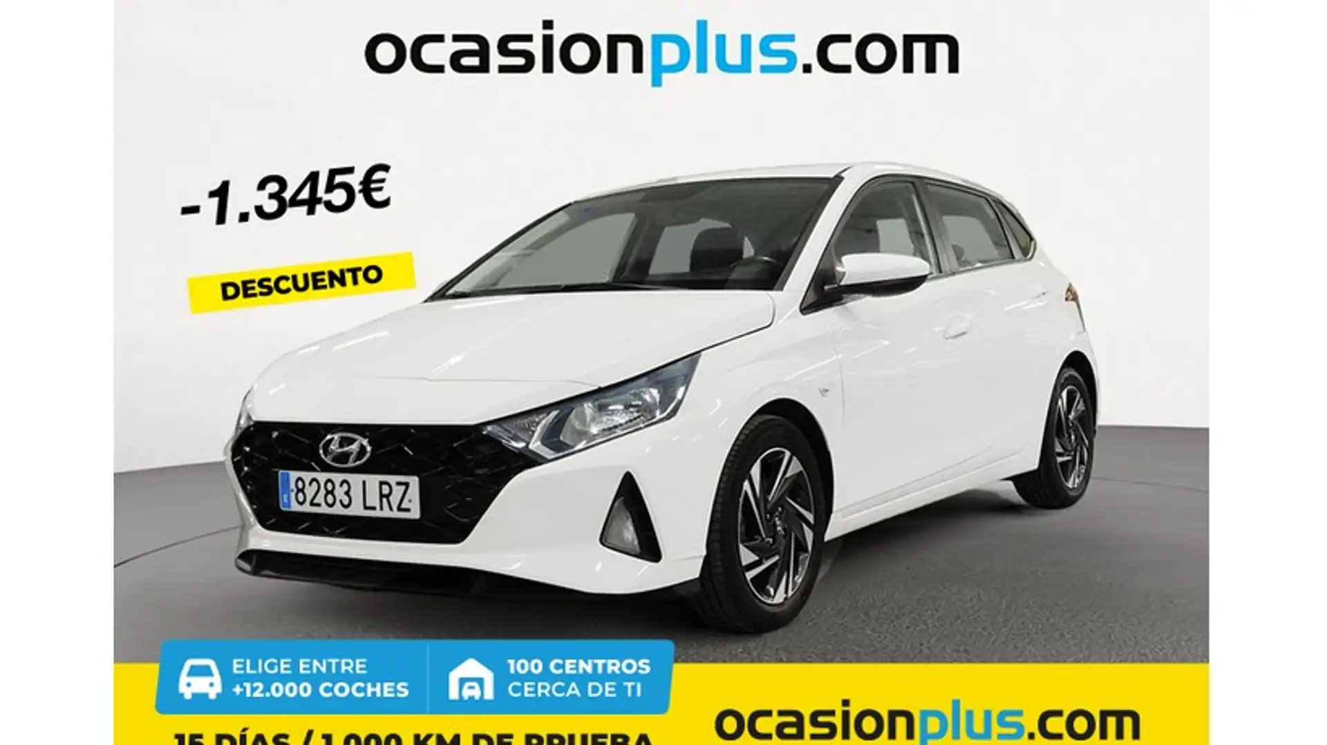 Hyundai i20 1.0 TGDI SLX 100 Blanc - 1