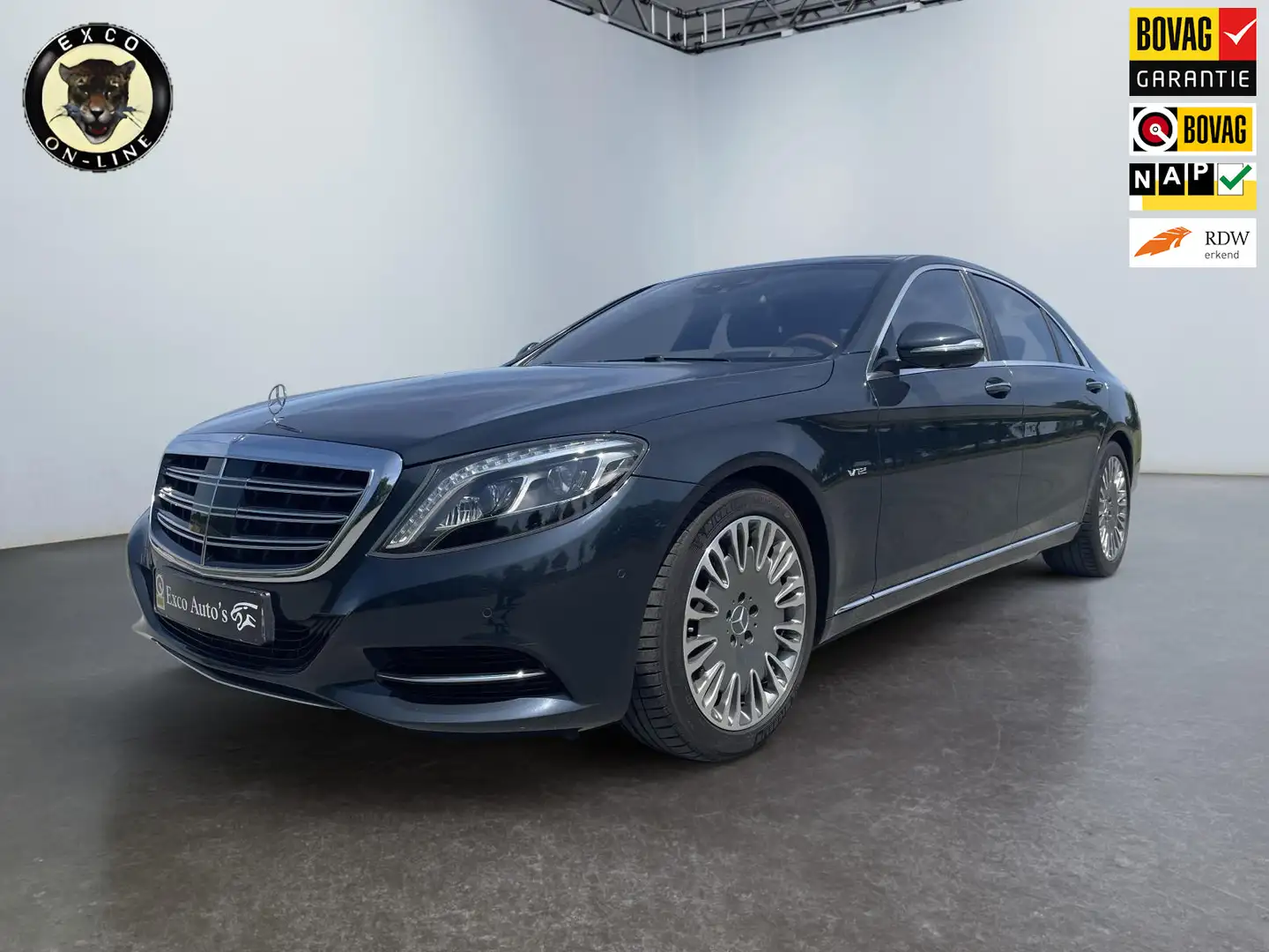 Mercedes-Benz S 600 Lang Blauw - 1
