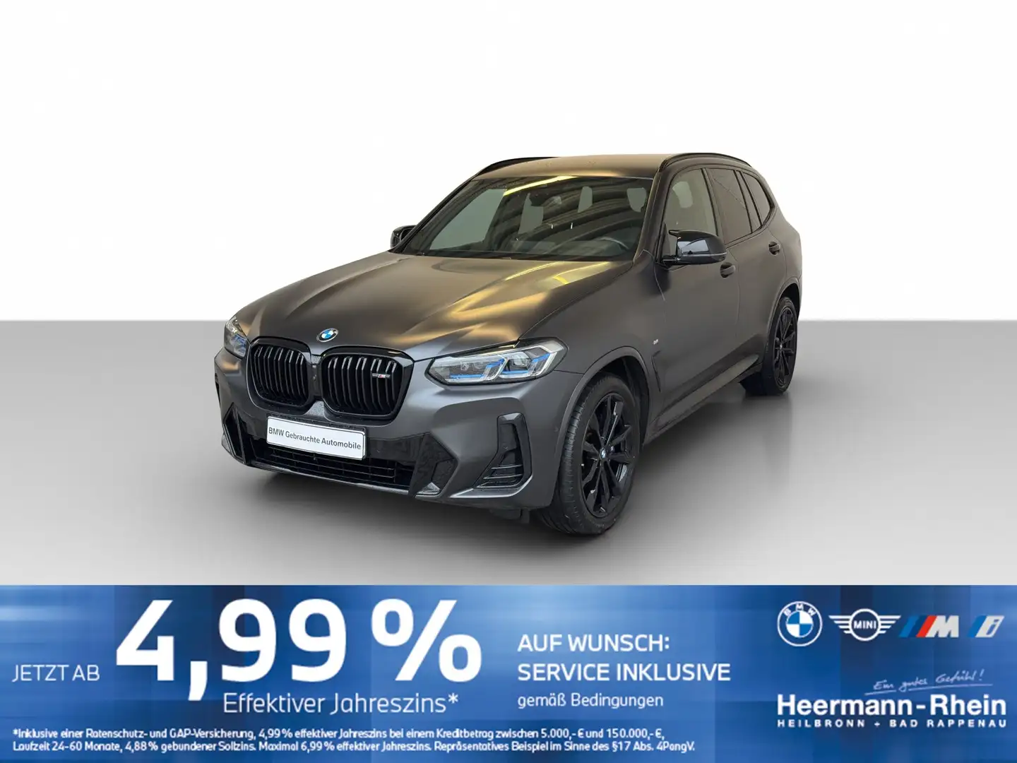 BMW X3 M 40dA M Paket LiveCock.Laser.HUD.AHK.DriveAss Schwarz - 2