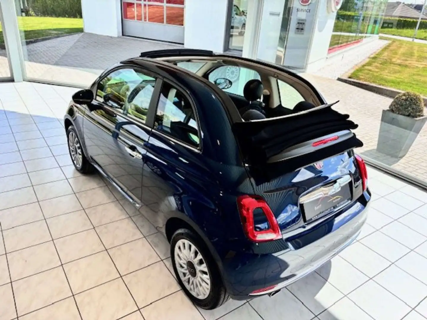 Fiat 500C Cabrio Dolcevita Hybrid/GPS via Carplay/Parkpilot Blauw - 2