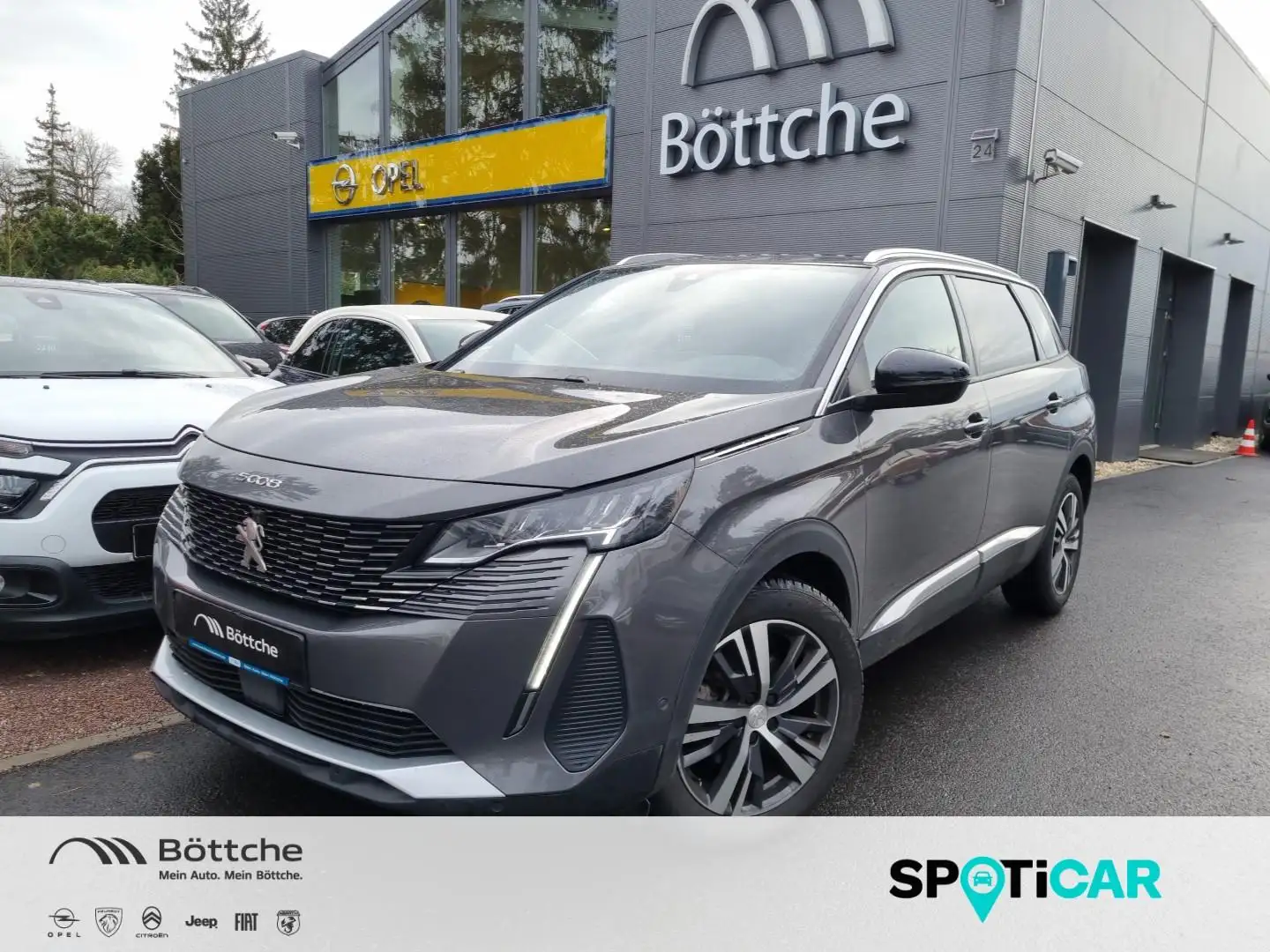 Peugeot 5008 1.2 Allure Pack LED/Navi/SHZ/PDC/180°Kamera Grau - 1