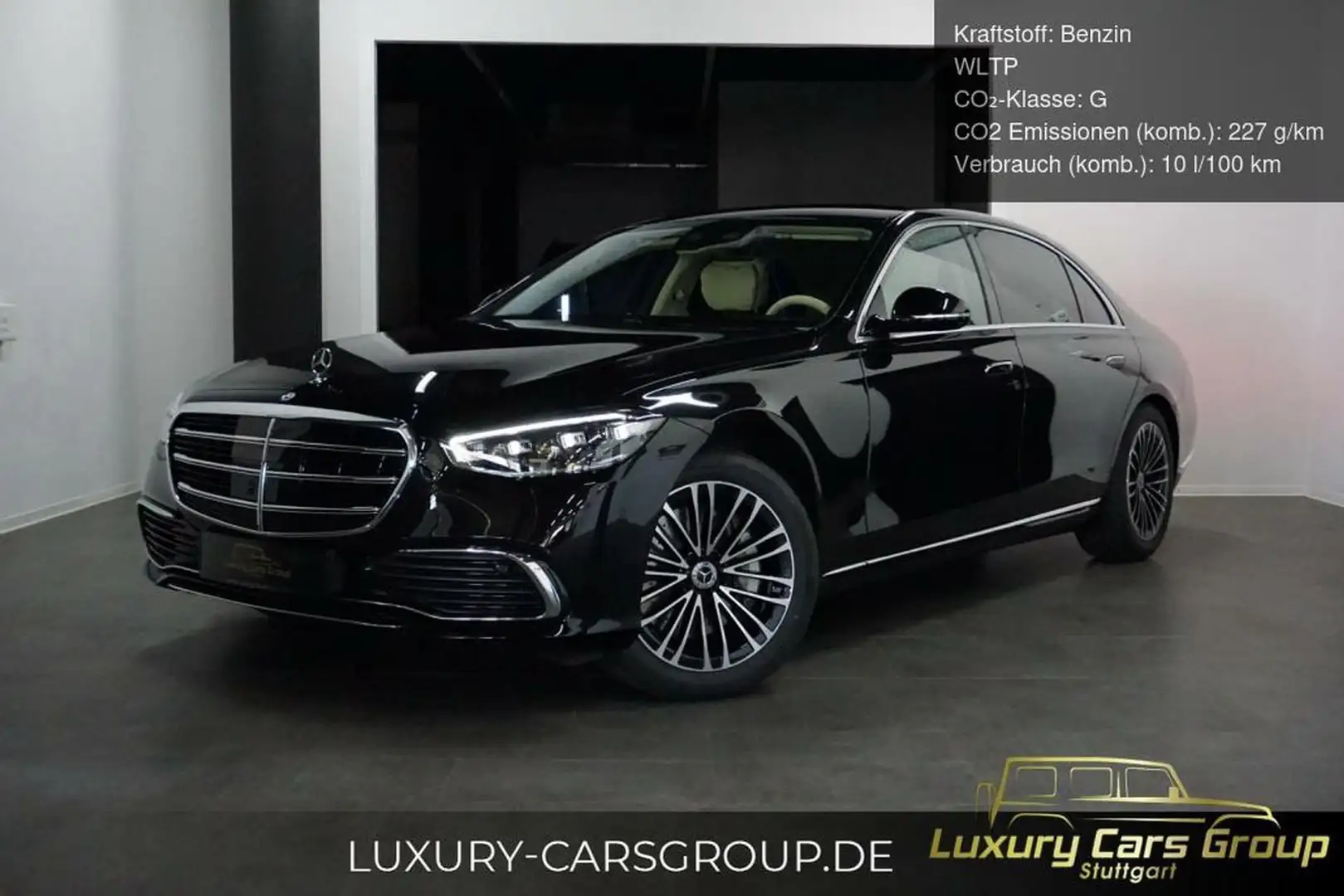Mercedes-Benz S 580 4Matic L HUD-TV-BURM-AIRMATIC Noir - 1