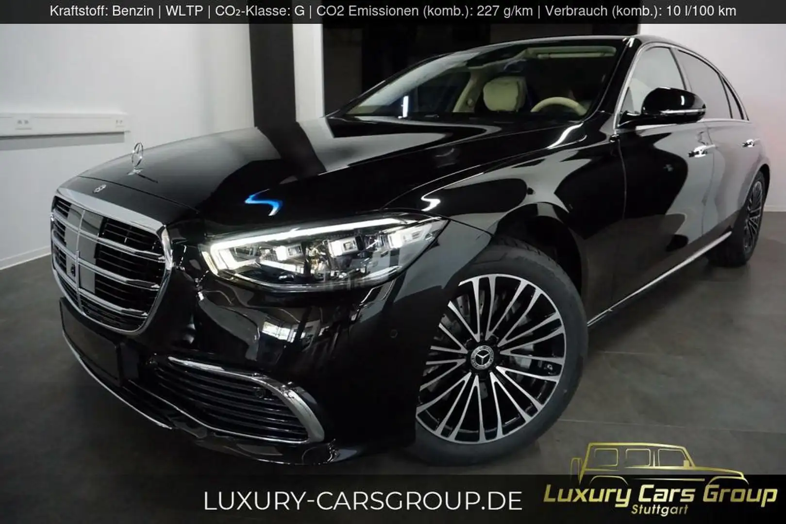 Mercedes-Benz S 580 4Matic L HUD-TV-BURM-AIRMATIC Noir - 2