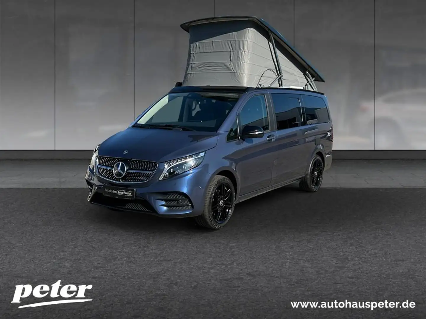 Mercedes-Benz Marco Polo 300 d 4MATIC EDITION AMG MBUX+LED+AHK Bleu - 1