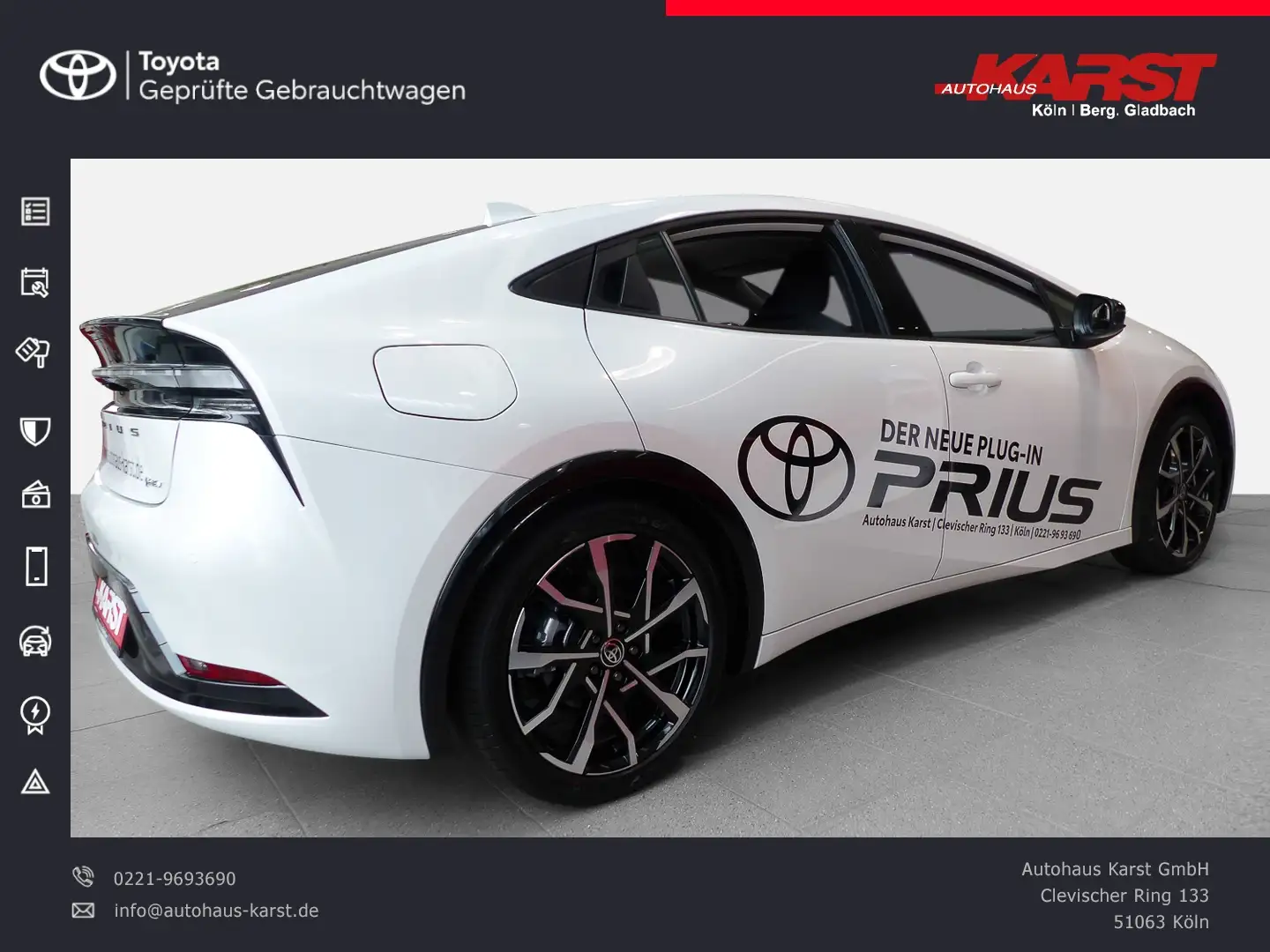 Toyota Prius 2.0L Plug-in Hybrid 5-Türer Executive Weiß - 2